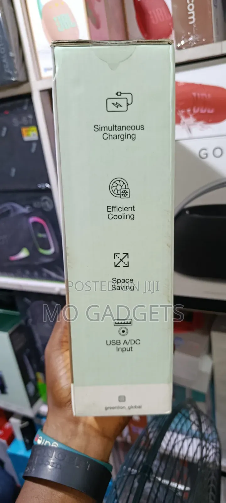 Green Lion 6in1 Ps5 Cooling Stand Charging Station ( Ps5 Ps5 Slim)