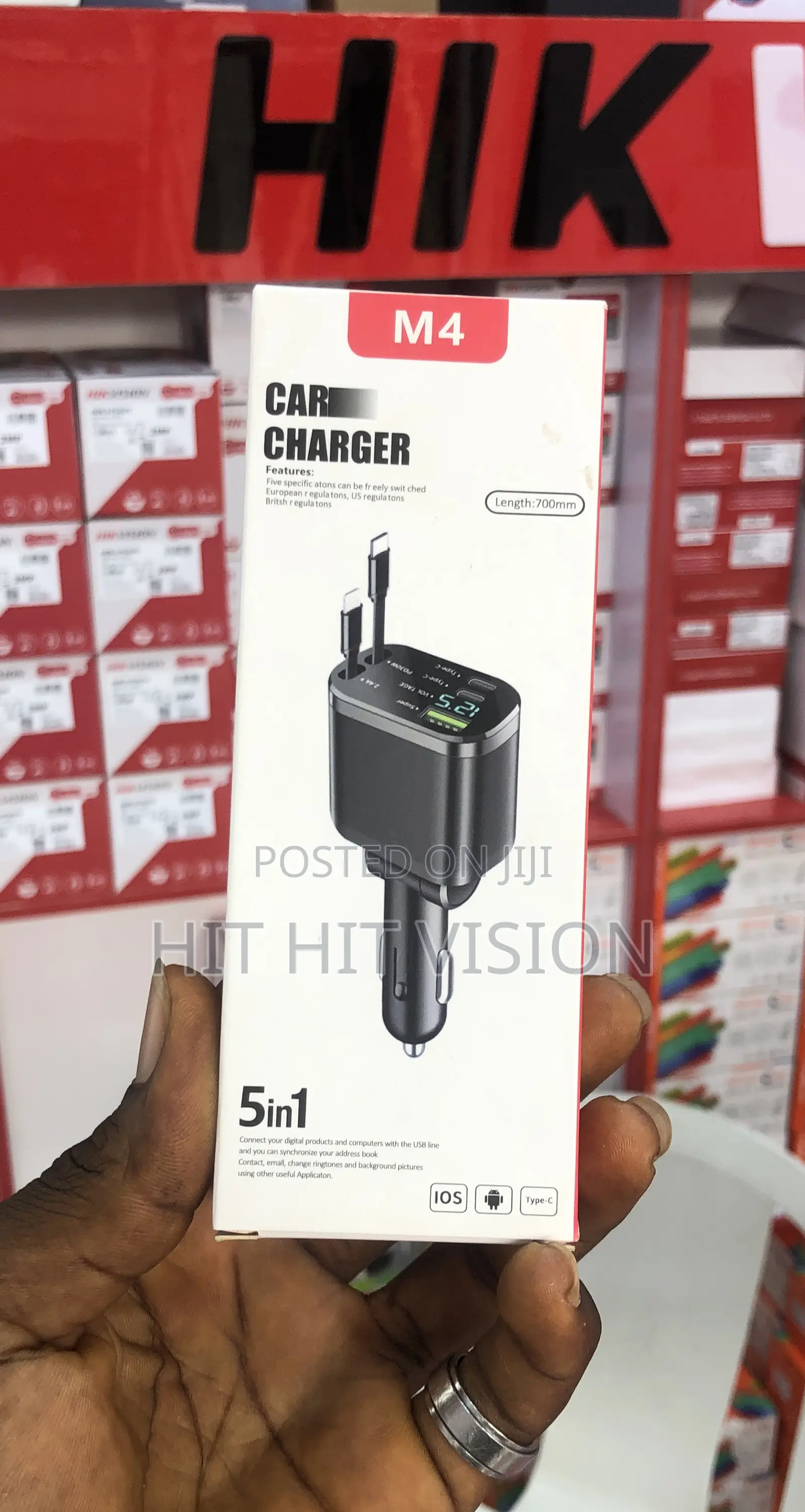Fast Car Charger 5in1