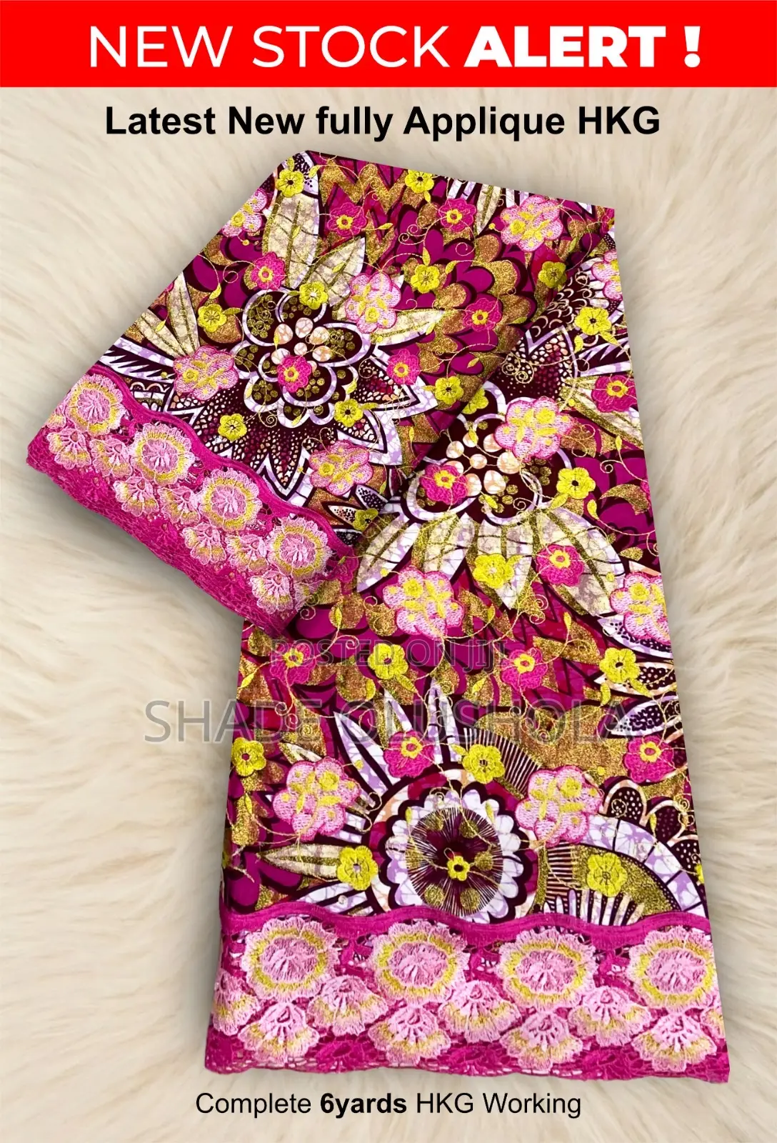 Fully Appliqué HKG Ankara