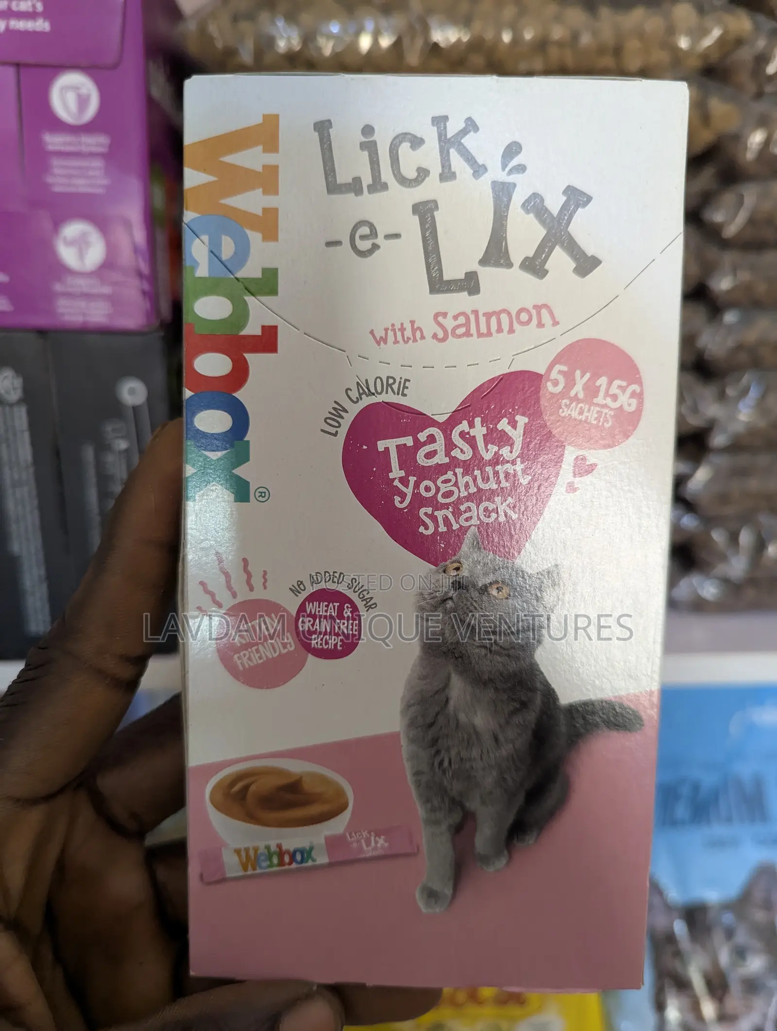 Webbox Lick-E-Lix Cat Treats Creamy Snack Sachets