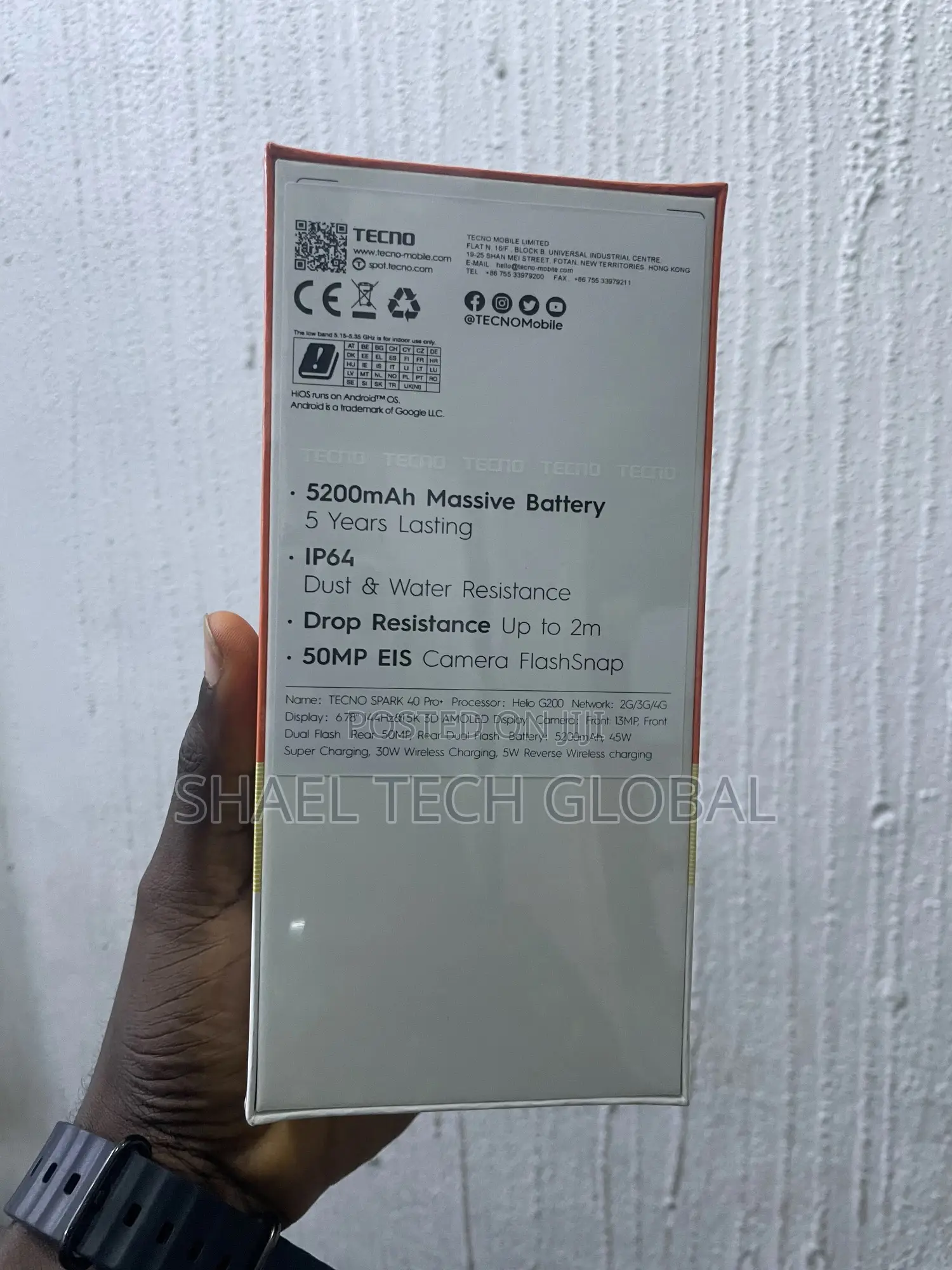 New Tecno Spark 40 Pro+ 256 GB
