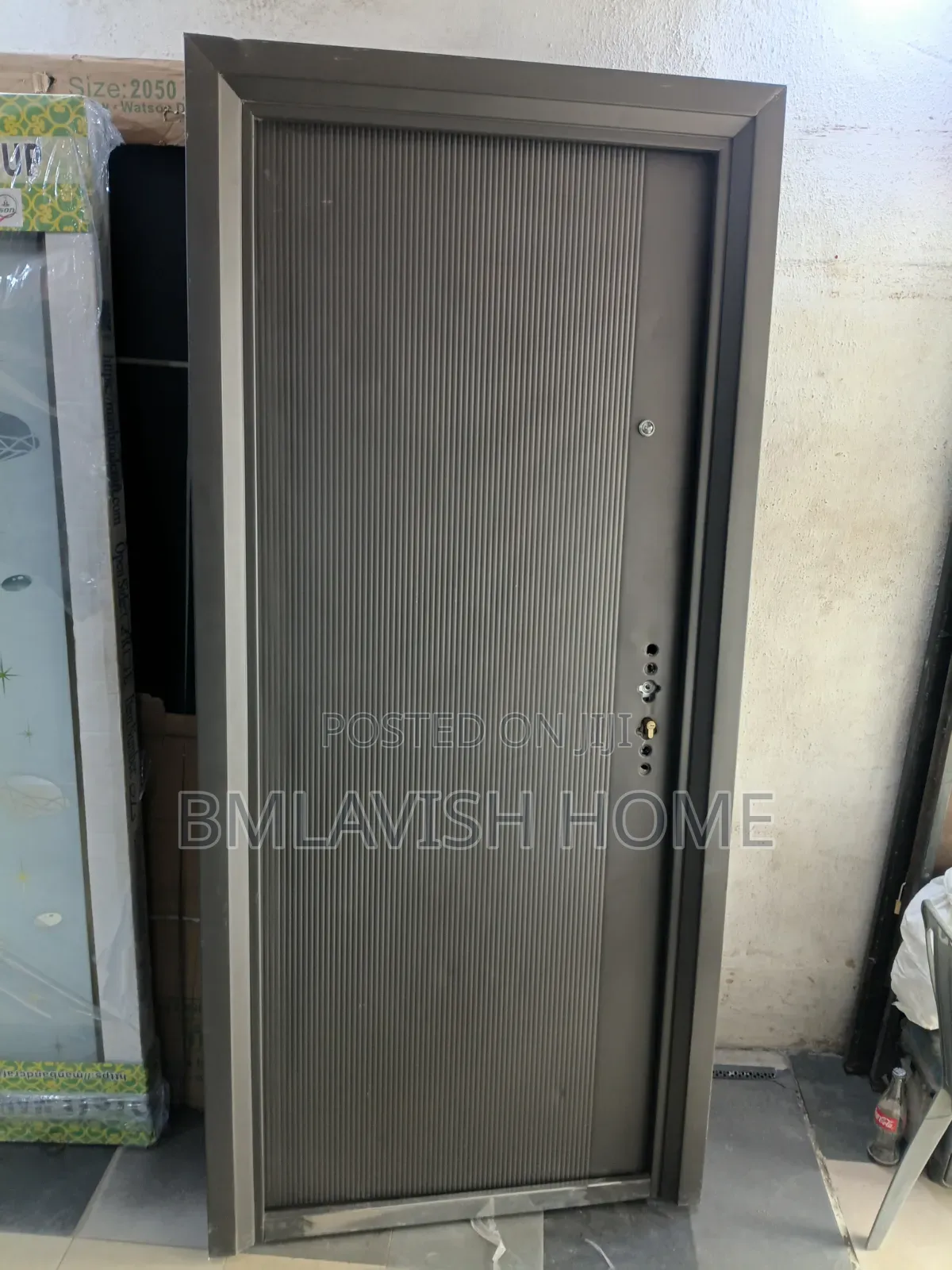German Standard Flush Steel Door