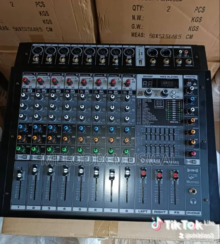 Yamaha 8 Channels Powered Mixer