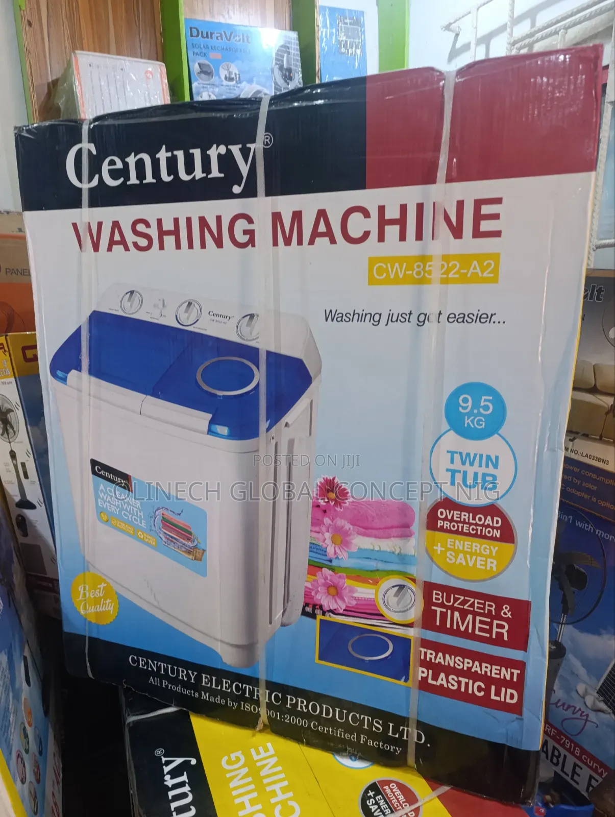 9.5 Kg Century Washing Machine