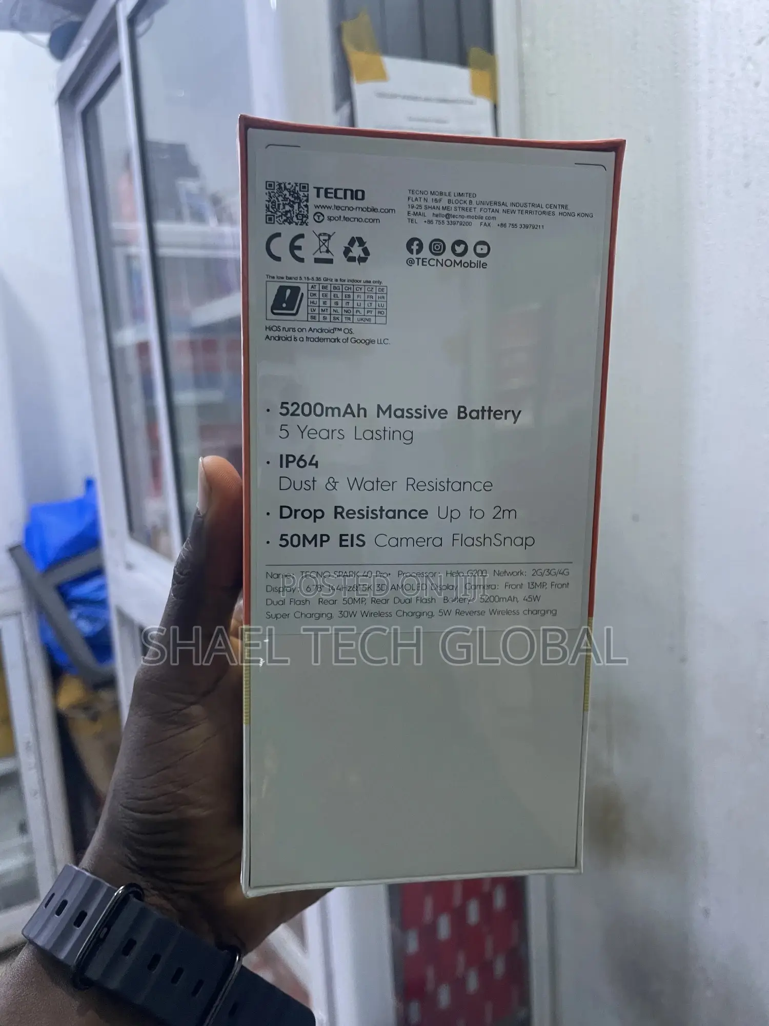 New Tecno Spark 40 Pro+ 256 GB