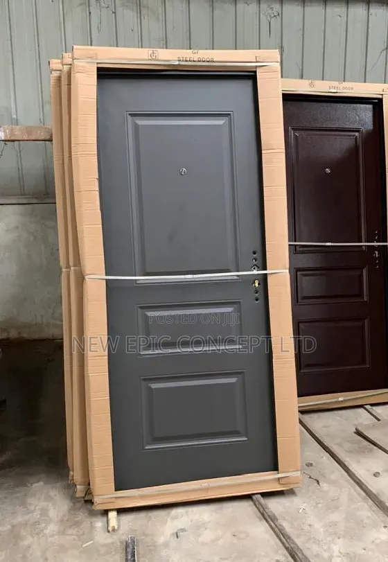 Steel Security Room Door With Complete Accessories