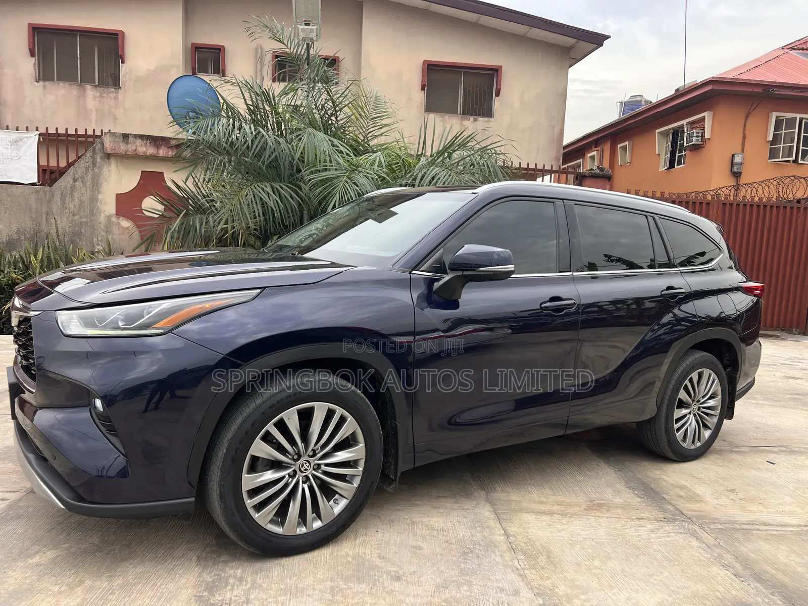 Toyota Highlander Platinum 2021 Blue