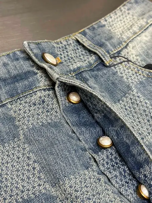 Quality Louis Vuitton Damier 3d Bootcut Jeans