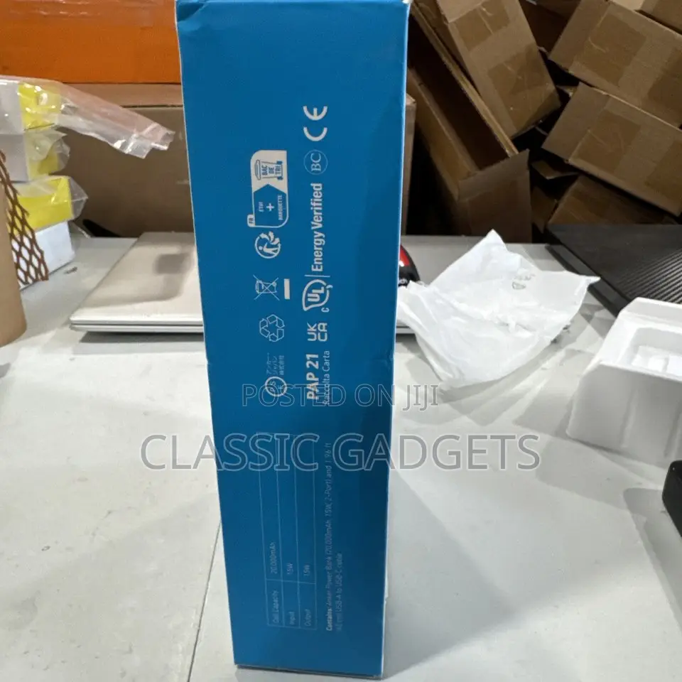 Anker 20,000 Mah 15w 2-Port Portable Charger Battery Power Bank - Used