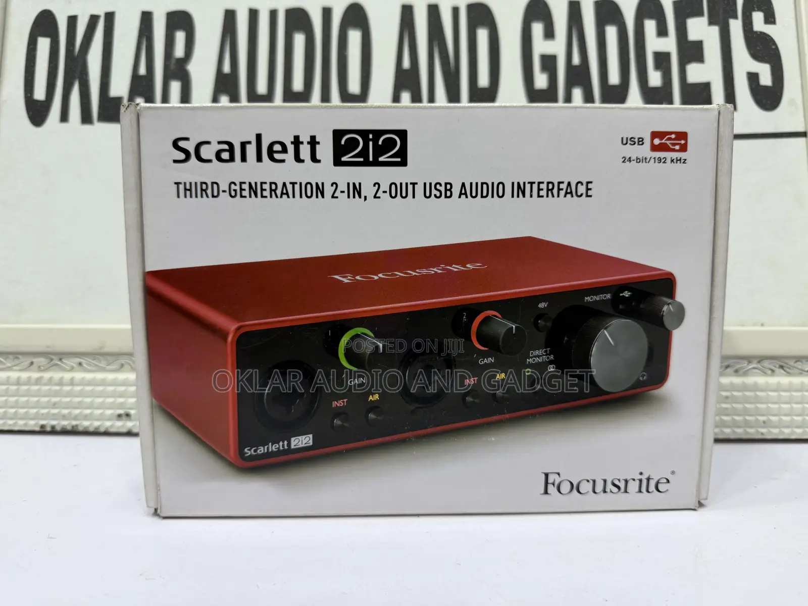 Focusrite 2i2 Audio Interface 3rd Gen(Open Box Like New)