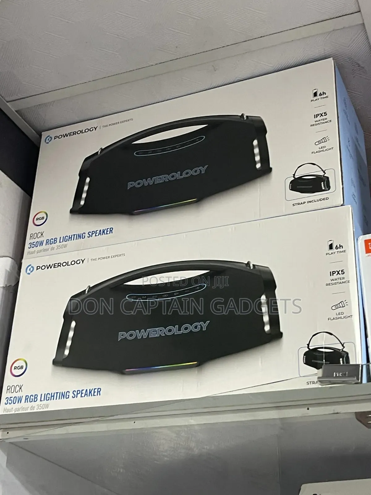 Powerology Rock 350w Speaker RGB Lighting