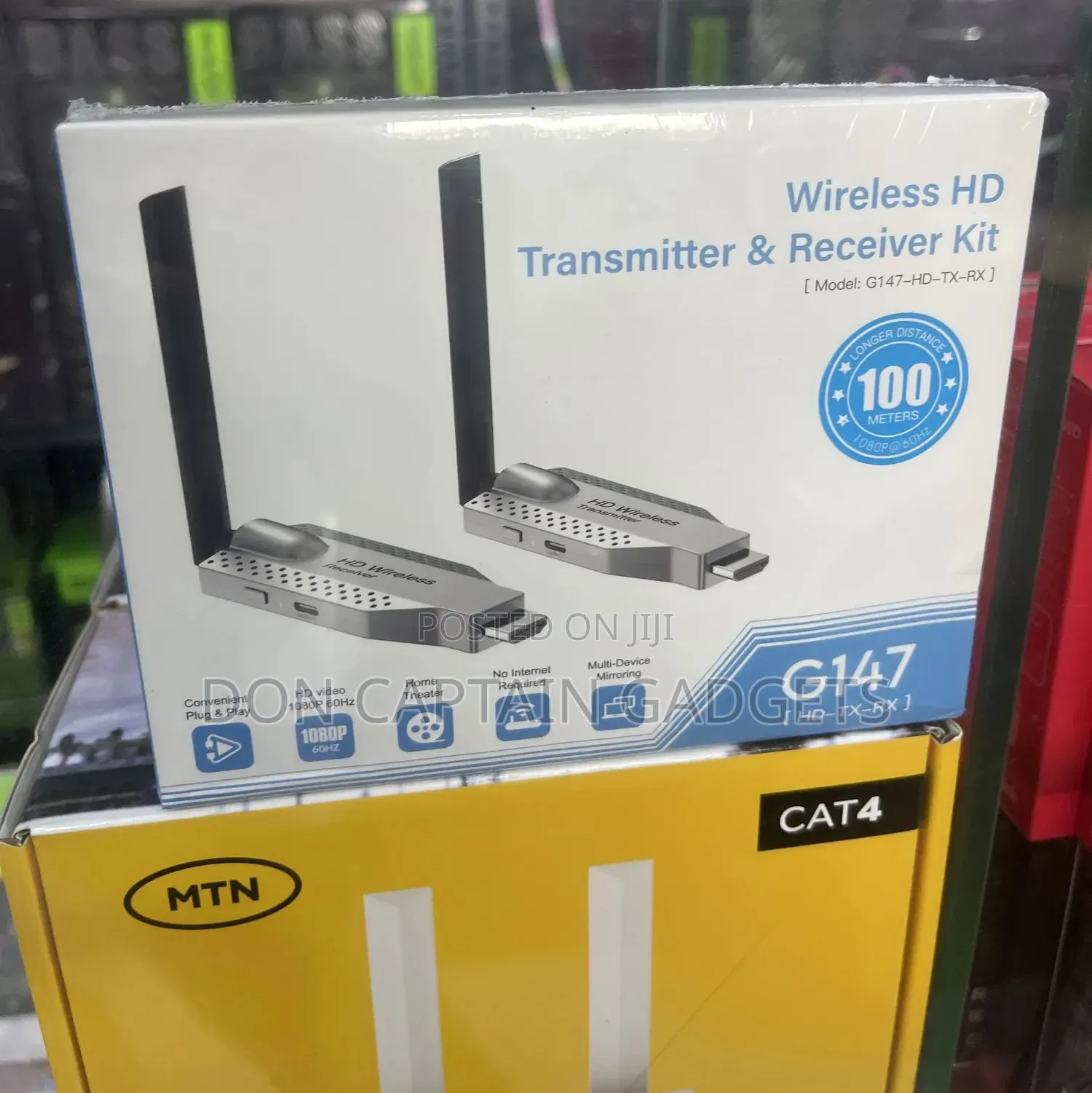 G147 Wireless Hdmi Transmitter Receiver Kit 100m Range ( Hd-Tx-Rx )