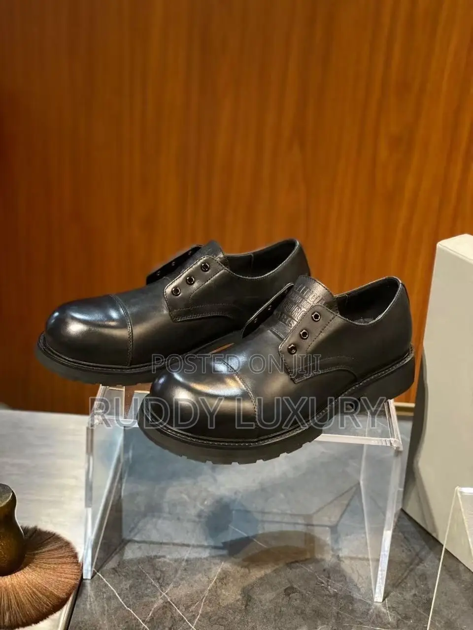 Balenciaga Eyelets Truck Derby Shoes