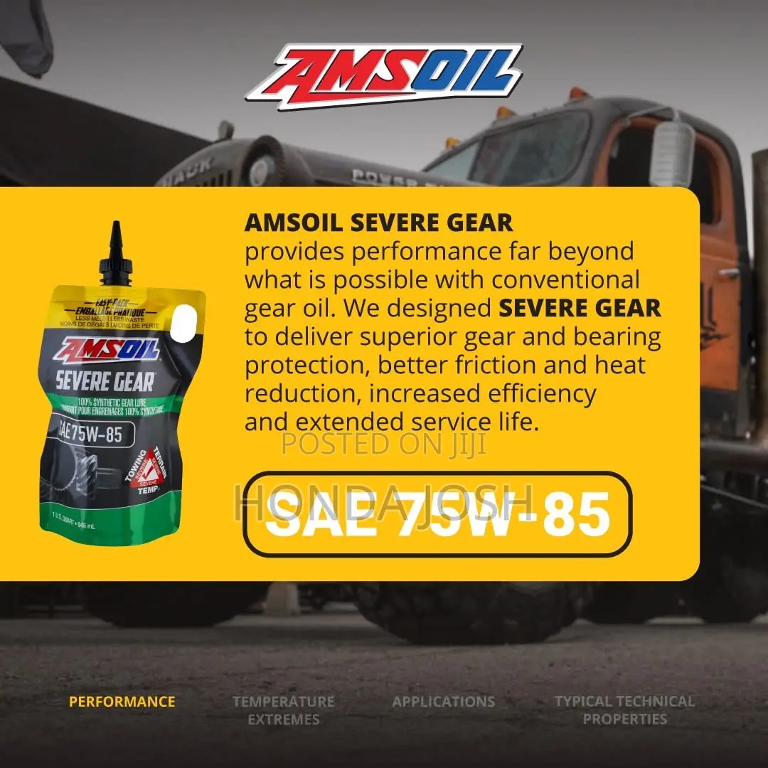 Original 75w-85 Gl-5 Synthetic Oil/Fluid Differential/Transfer Case.
