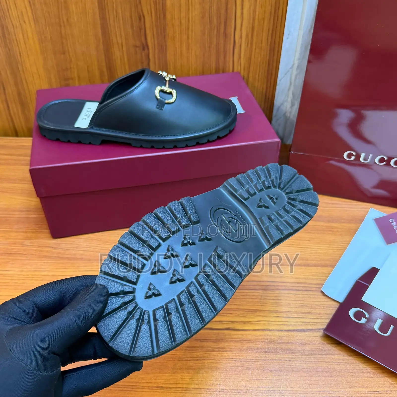 Gucci Supreme Horsebit Luxury Mules