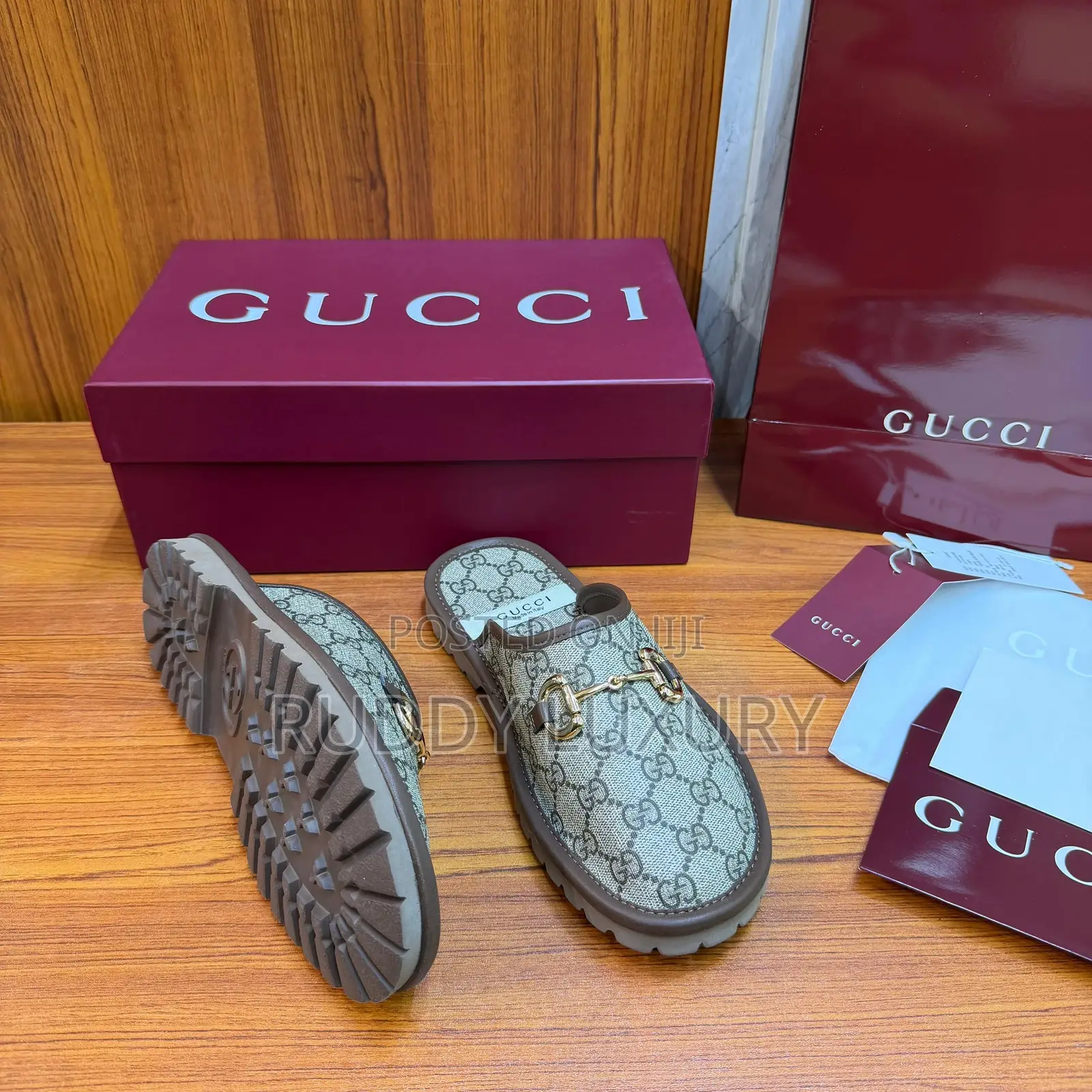 Gucci Supreme Horsebit Luxury Mules