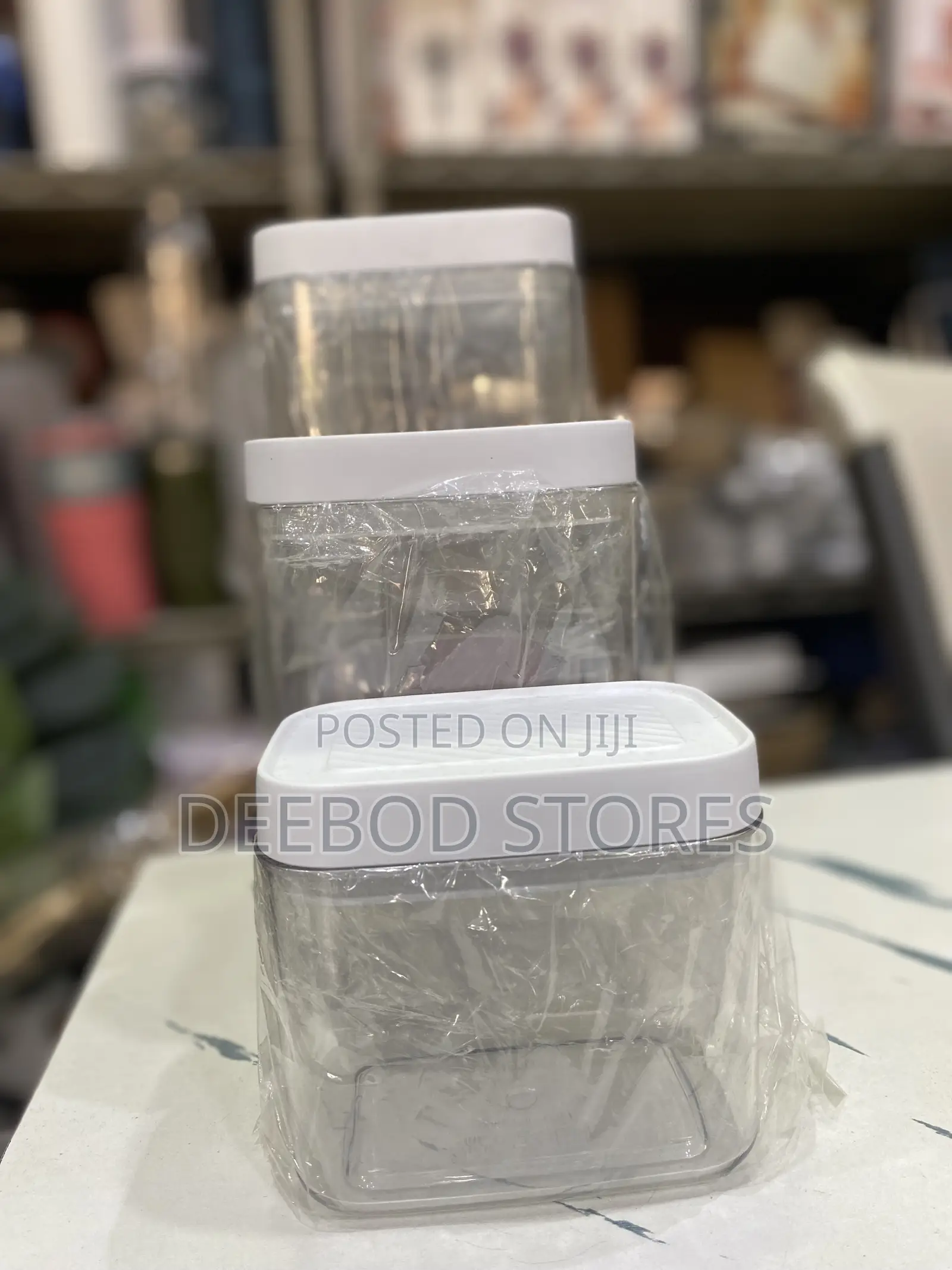 Shatterproof Plastic Kitchen Storage Containers Designed for Pantry