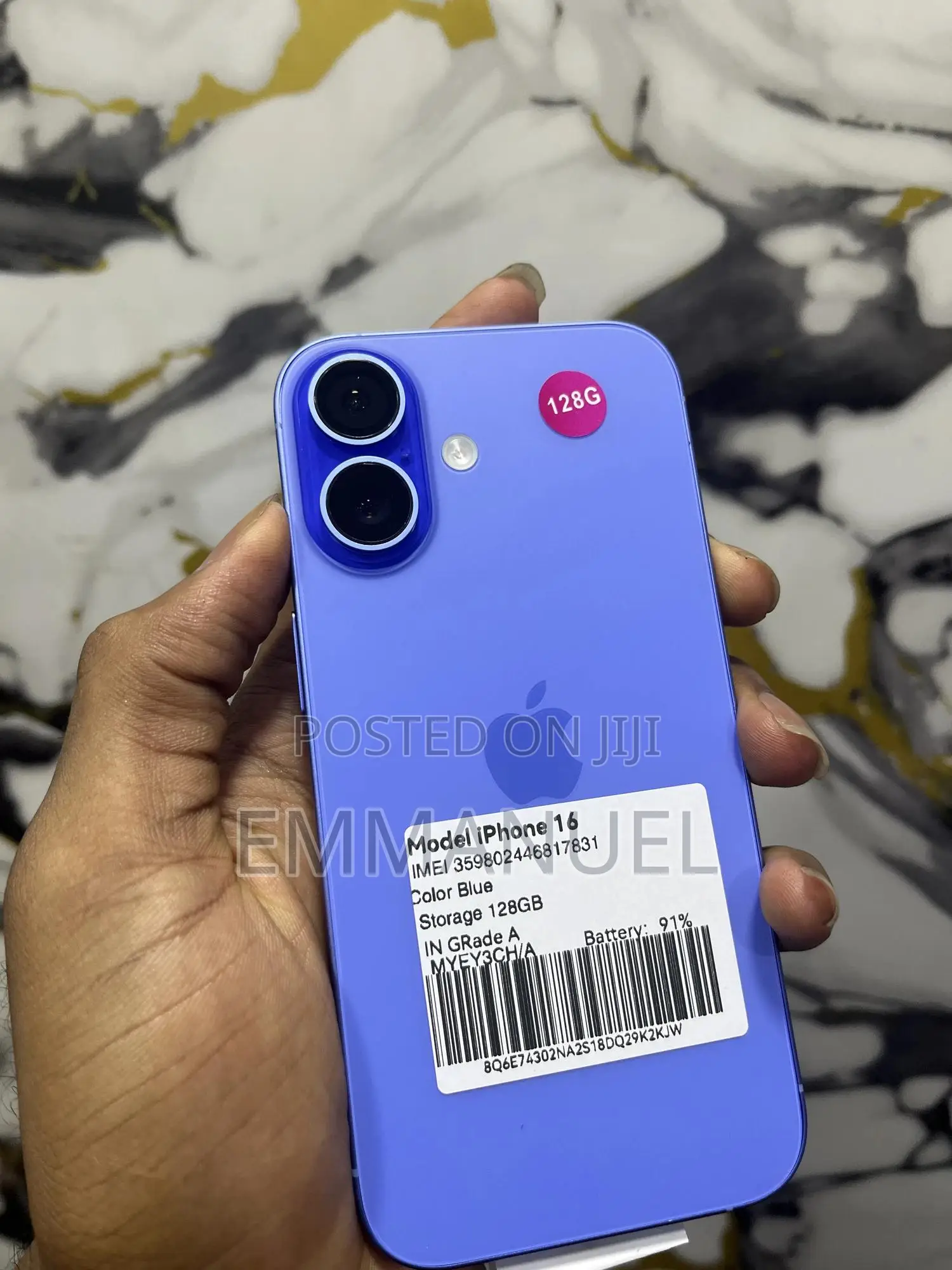 Apple iPhone 16 128 GB Blue