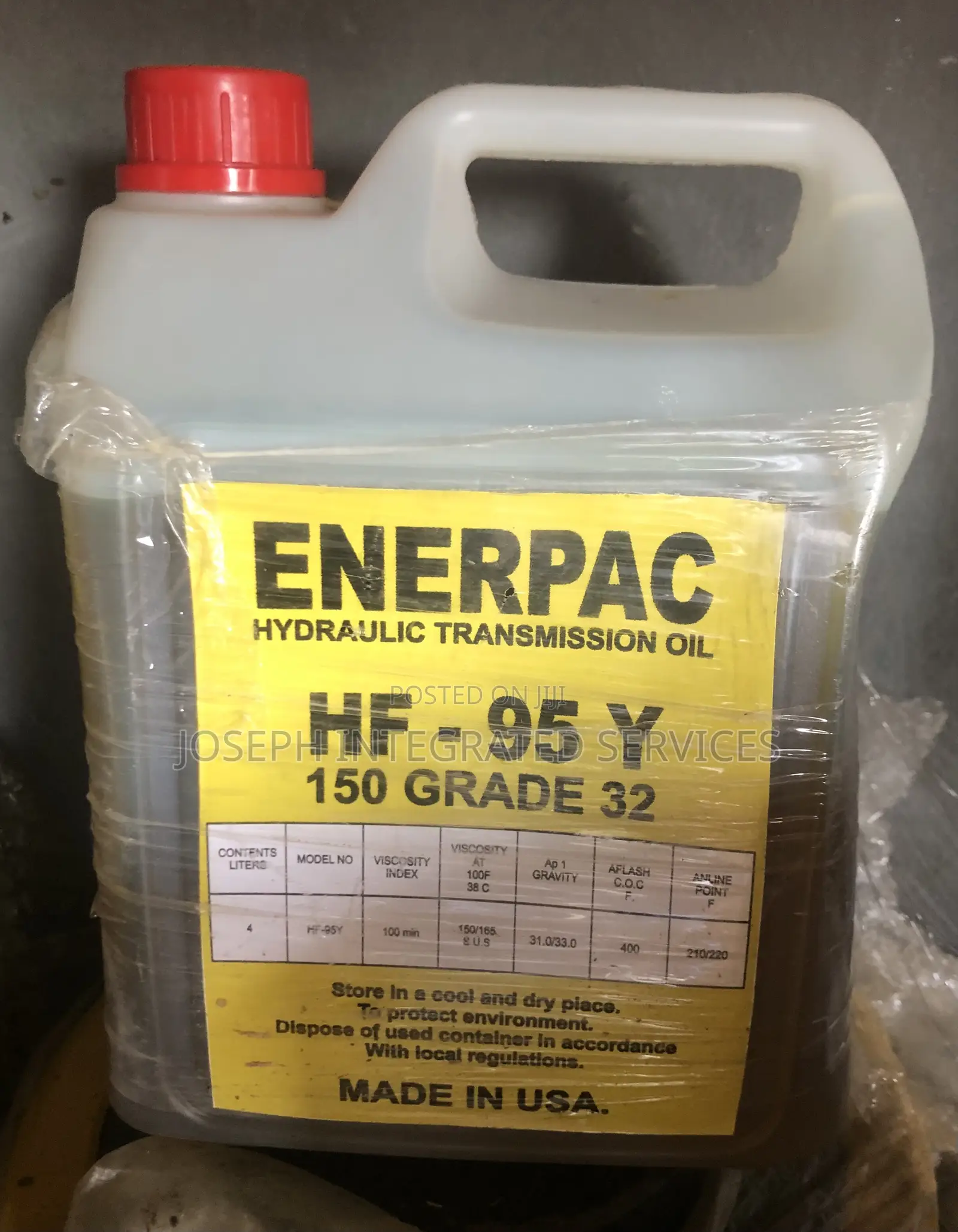 Enerpac Hf-95y Hydraulic Transmission Oil