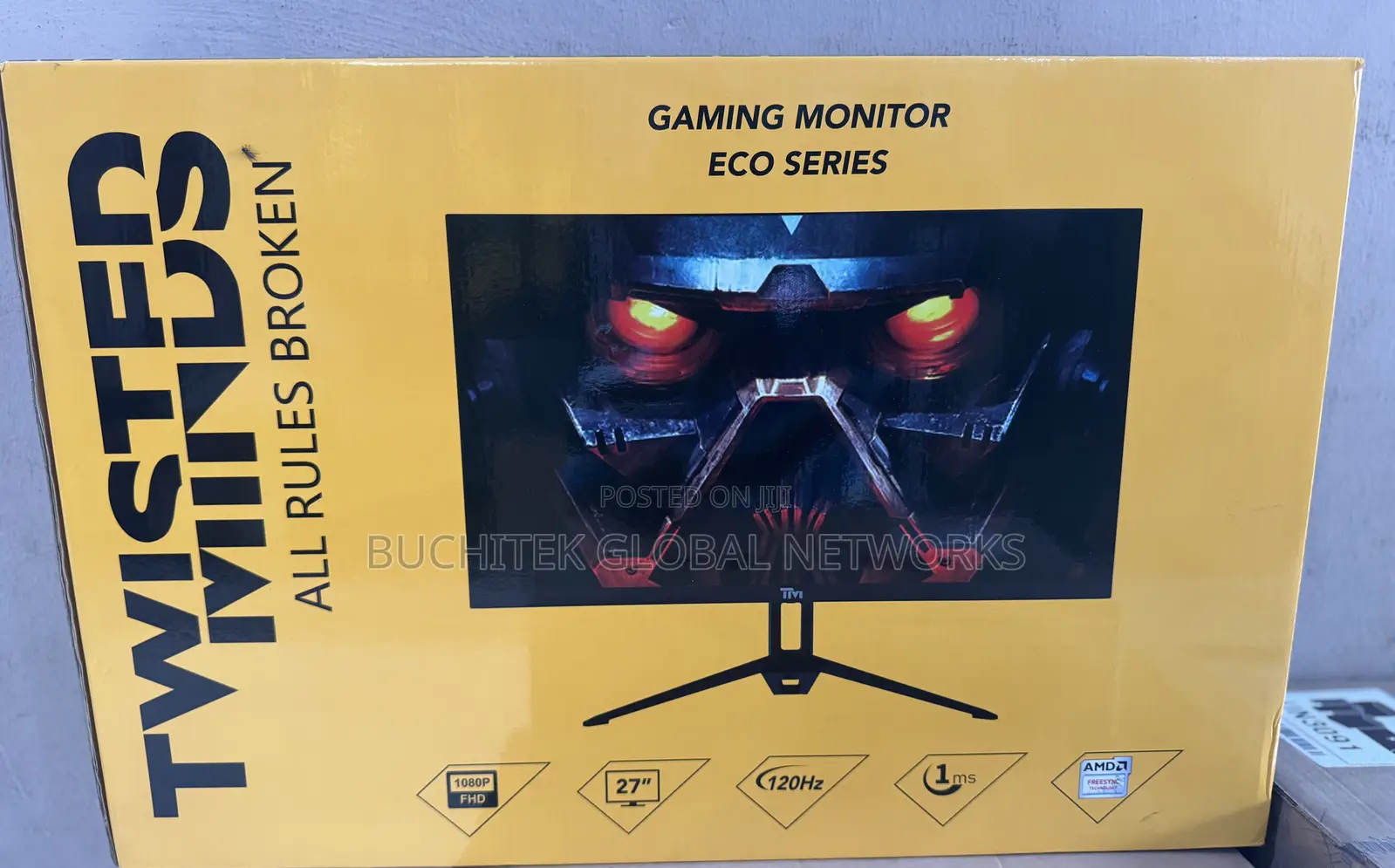 Twisted Minds Tm27fhd120ips Eco Series 27” FHD 120hz Gaming Monitor.