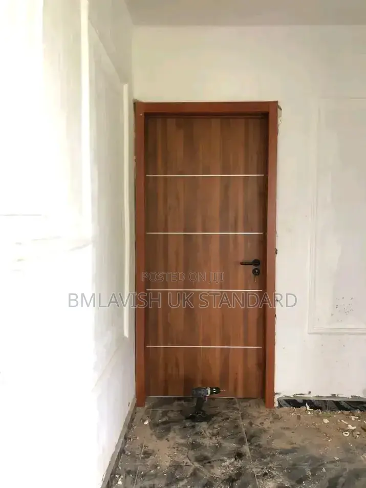 HDF Wooden Door With Fram