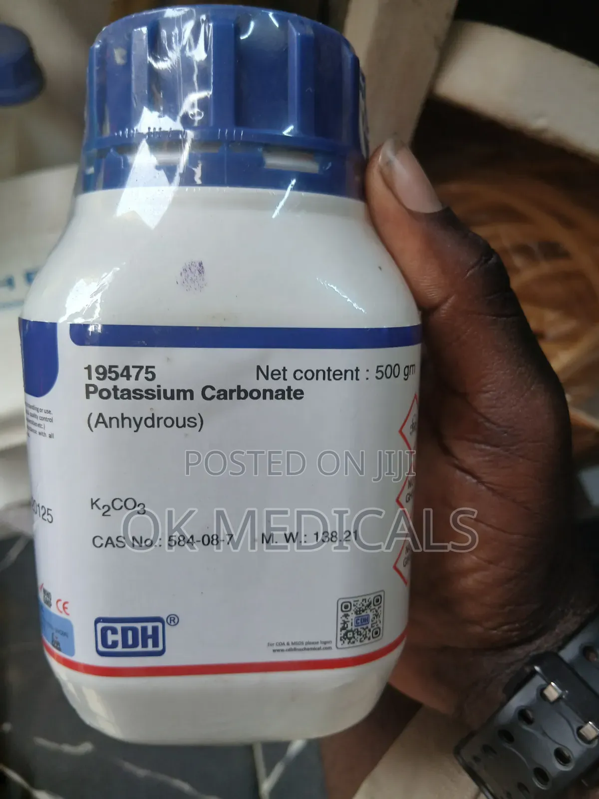 Potassium Carbonate 500mg