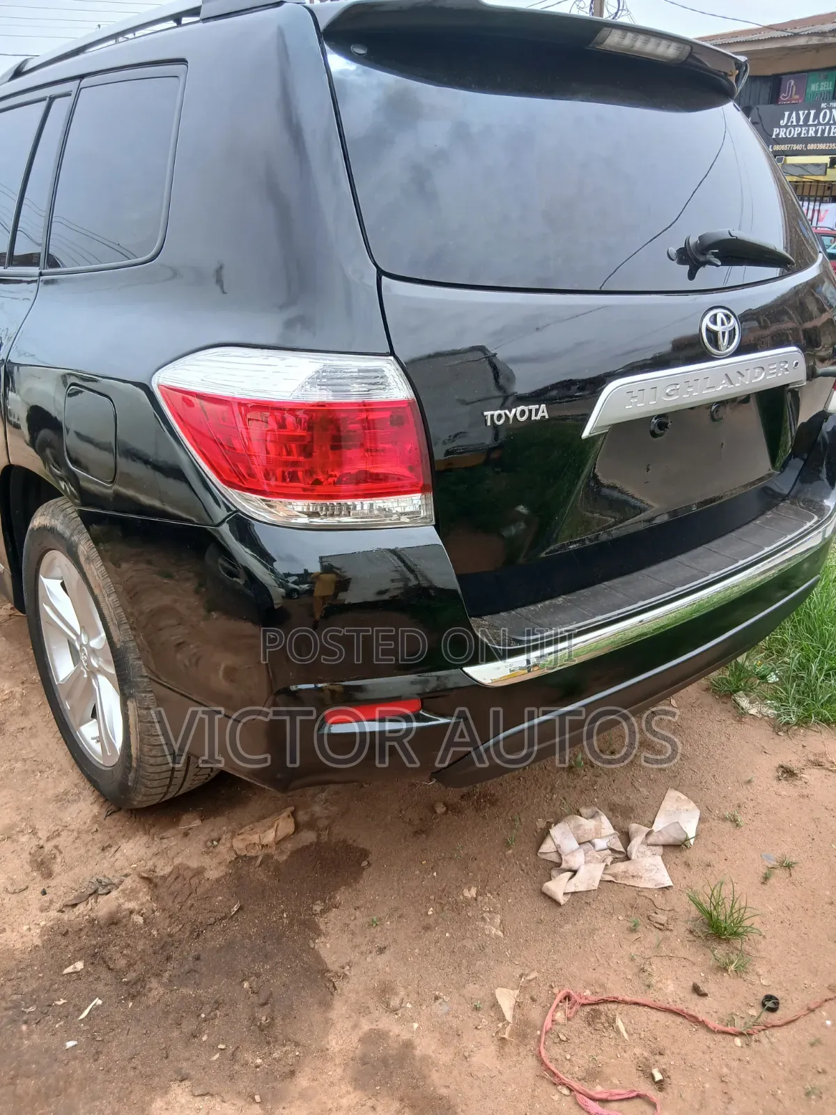 Toyota Highlander 2012 Black