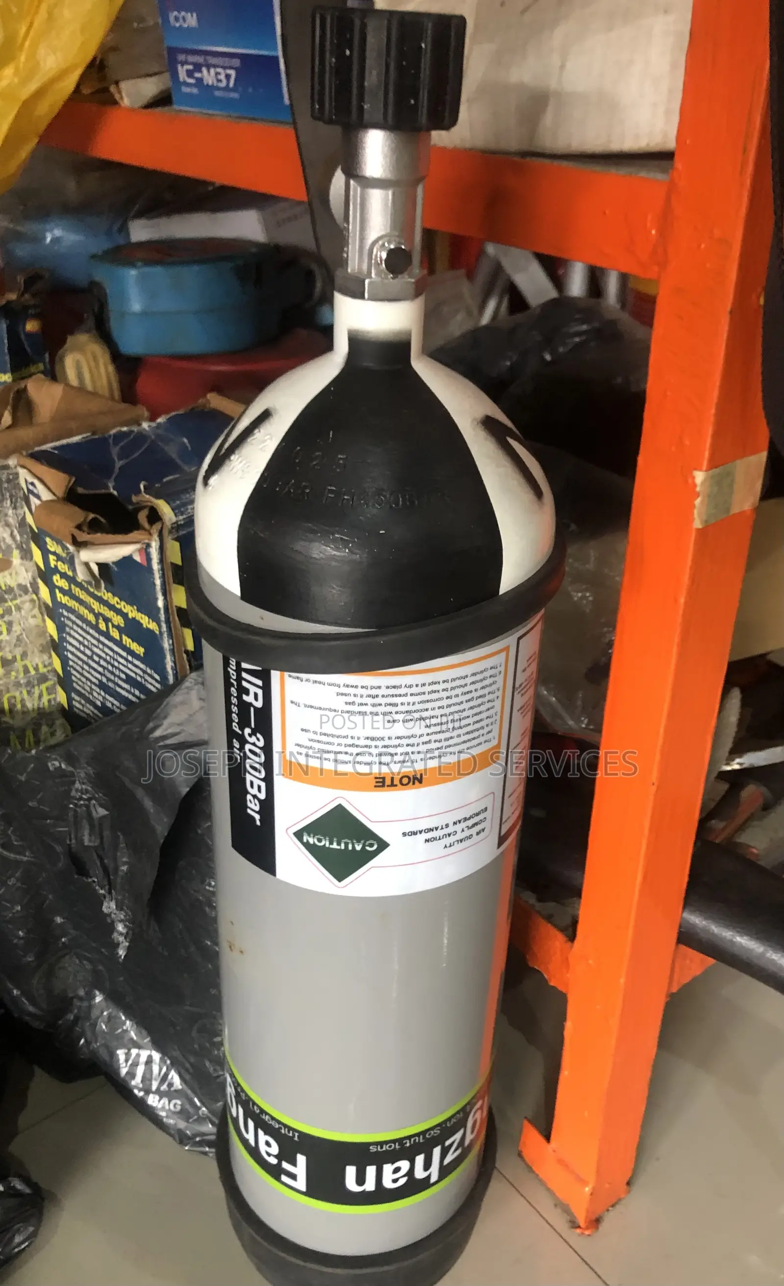 300 Bar Compressed Air Cylinder Self-contained Breathing Apparatus