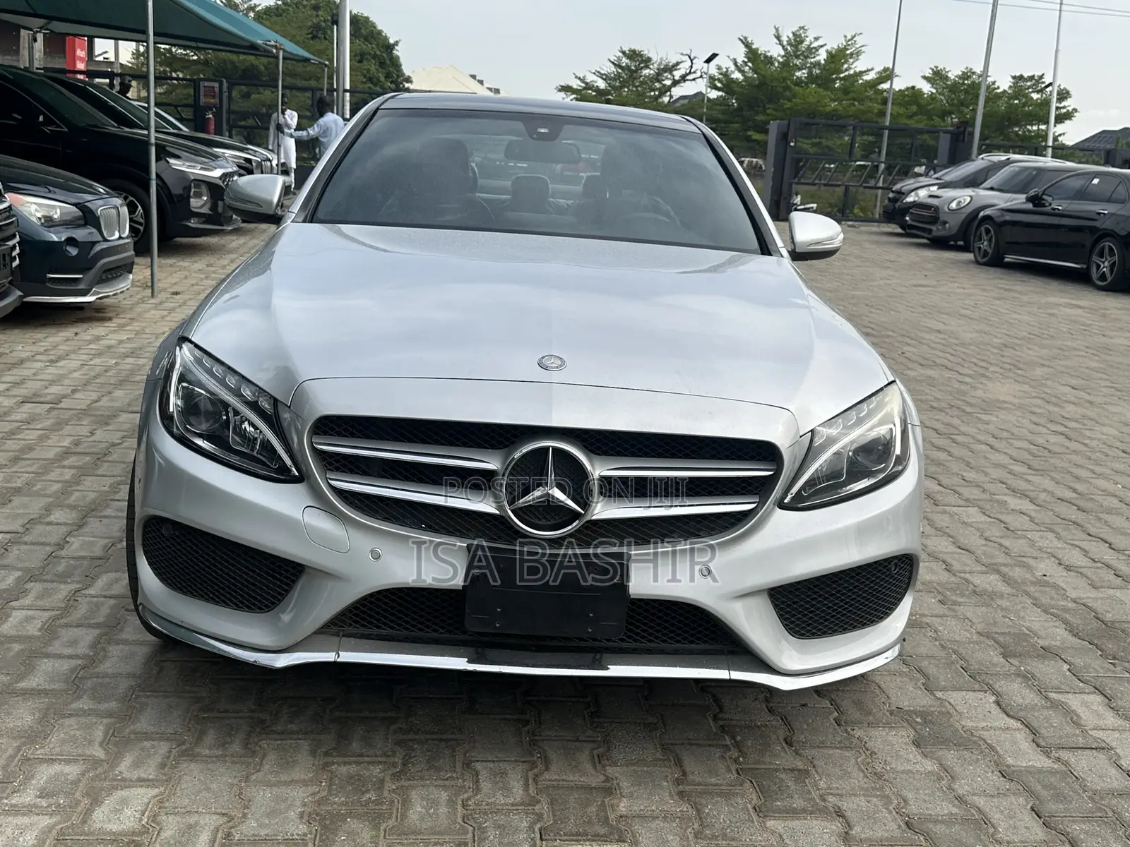 Mercedes-Benz C400 4Matic AWD Sedan (3.0L V6 7A) 2015 Silver