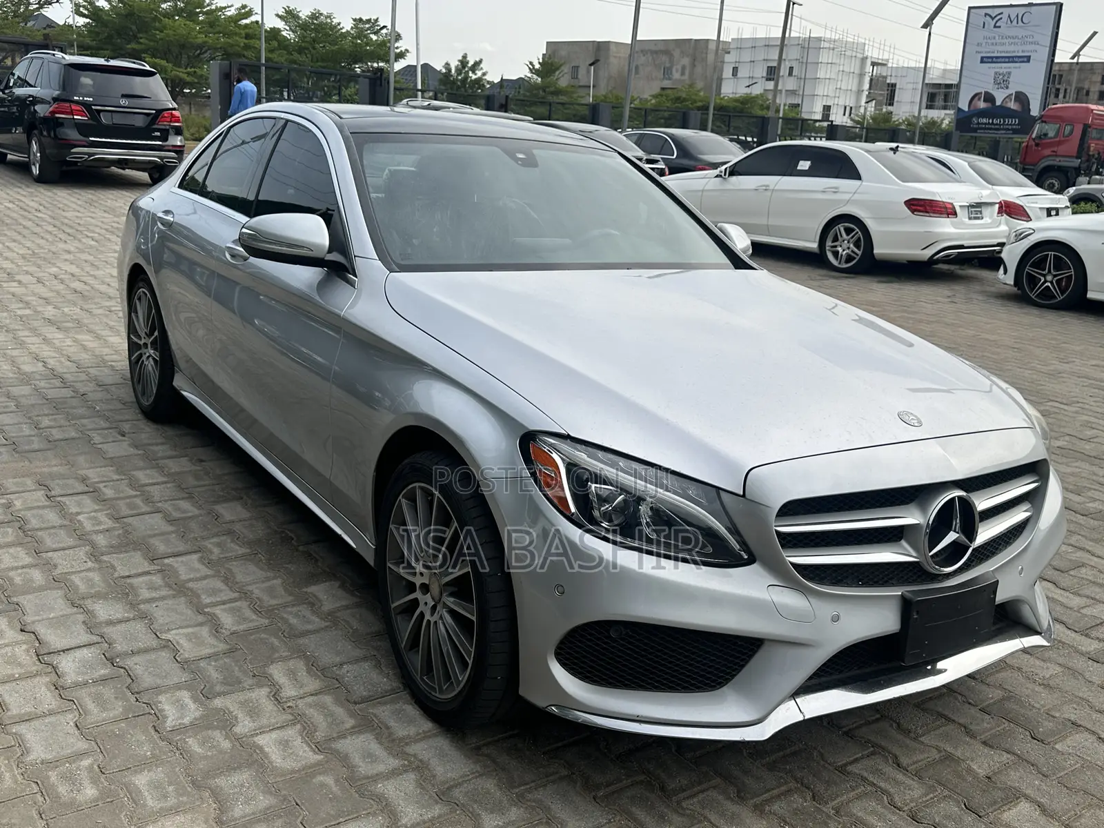 Mercedes-Benz C400 4Matic AWD Sedan (3.0L V6 7A) 2015 Silver