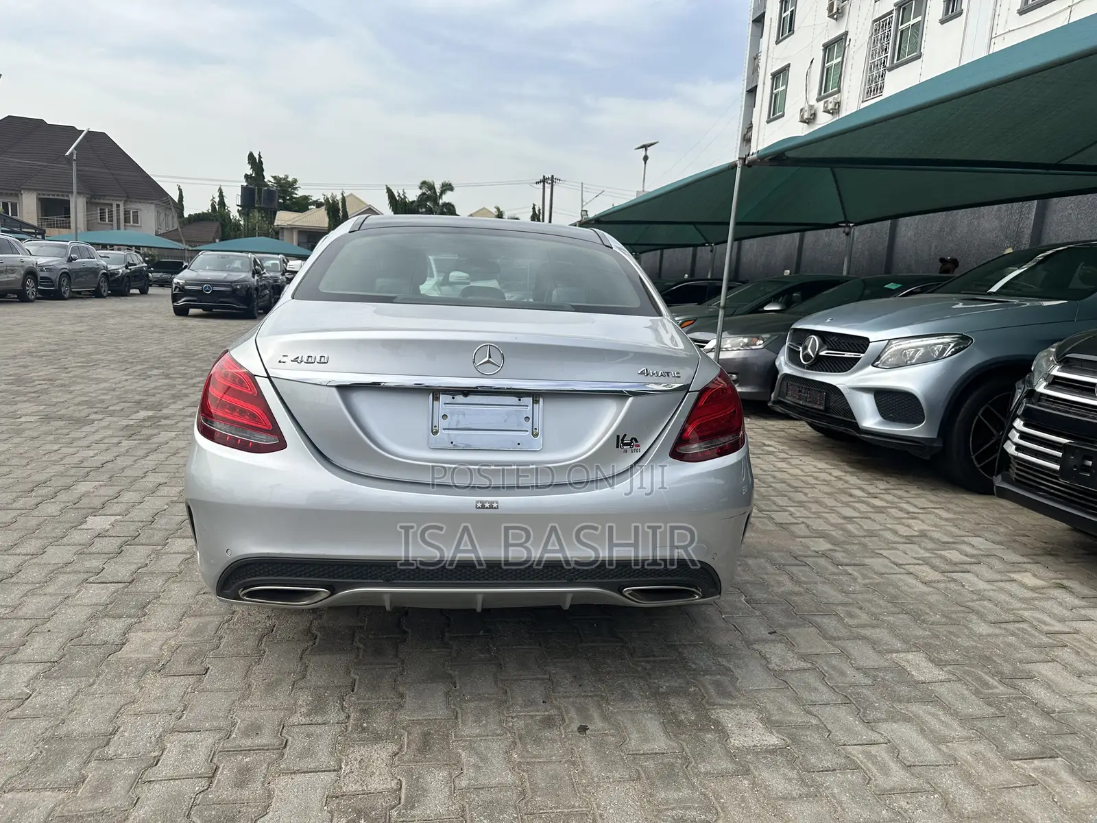 Mercedes-Benz C400 4Matic AWD Sedan (3.0L V6 7A) 2015 Silver