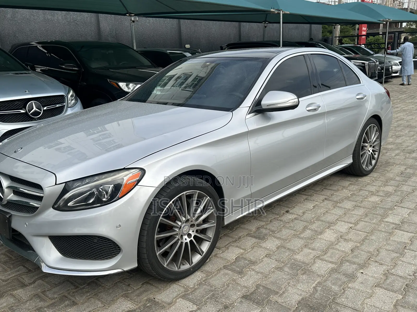 Mercedes-Benz C400 4Matic AWD Sedan (3.0L V6 7A) 2015 Silver