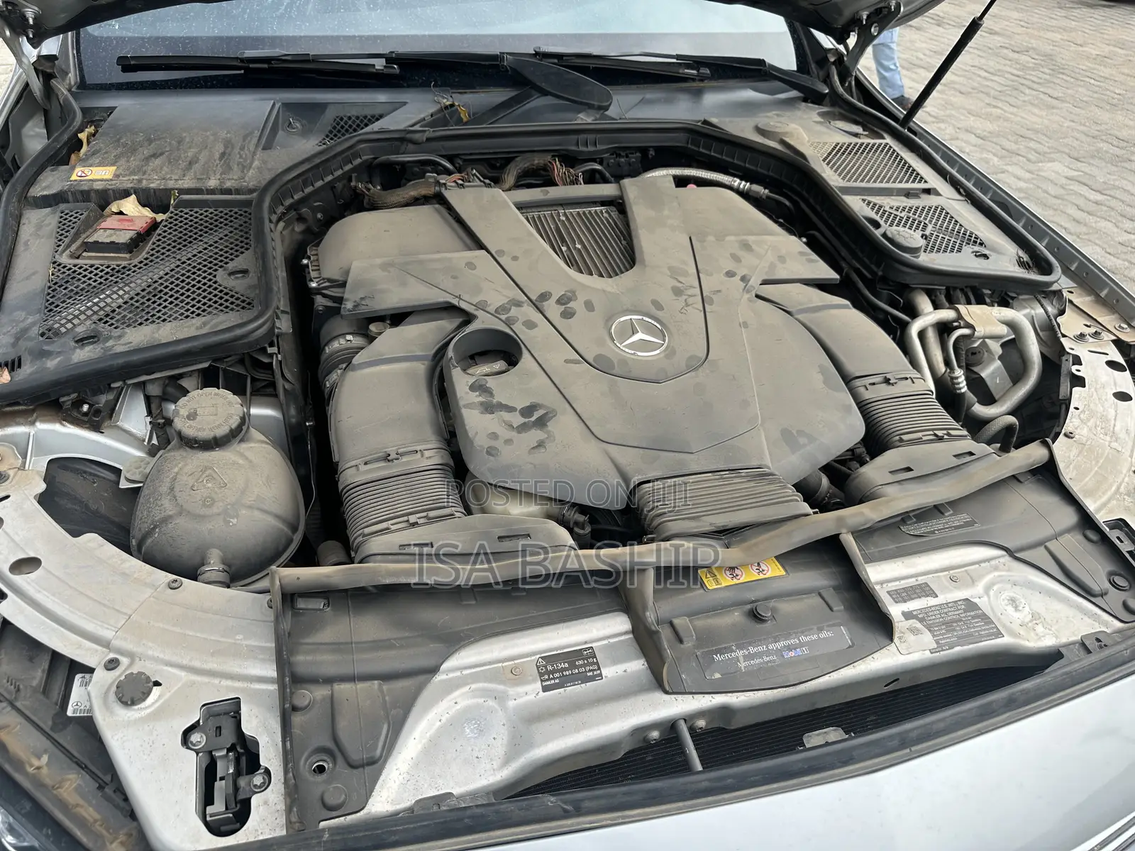Mercedes-Benz C400 4Matic AWD Sedan (3.0L V6 7A) 2015 Silver