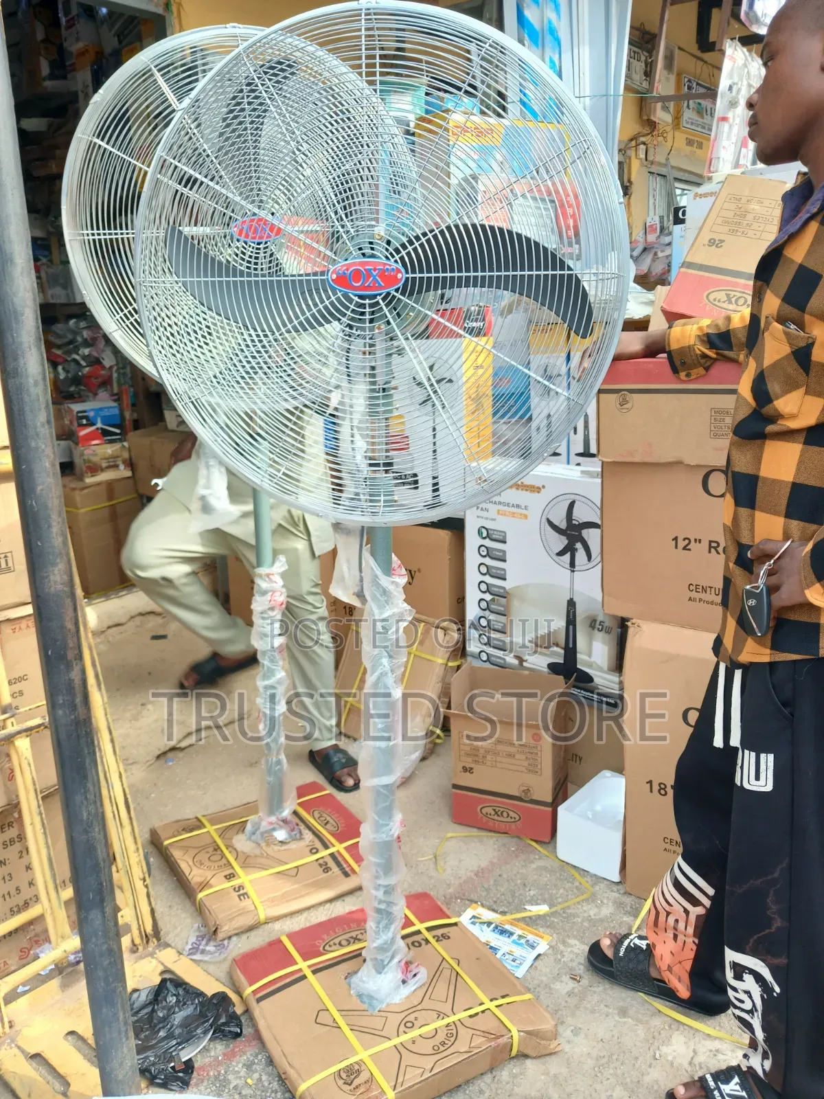 Ox 26 Inch Industrial Standing Fan