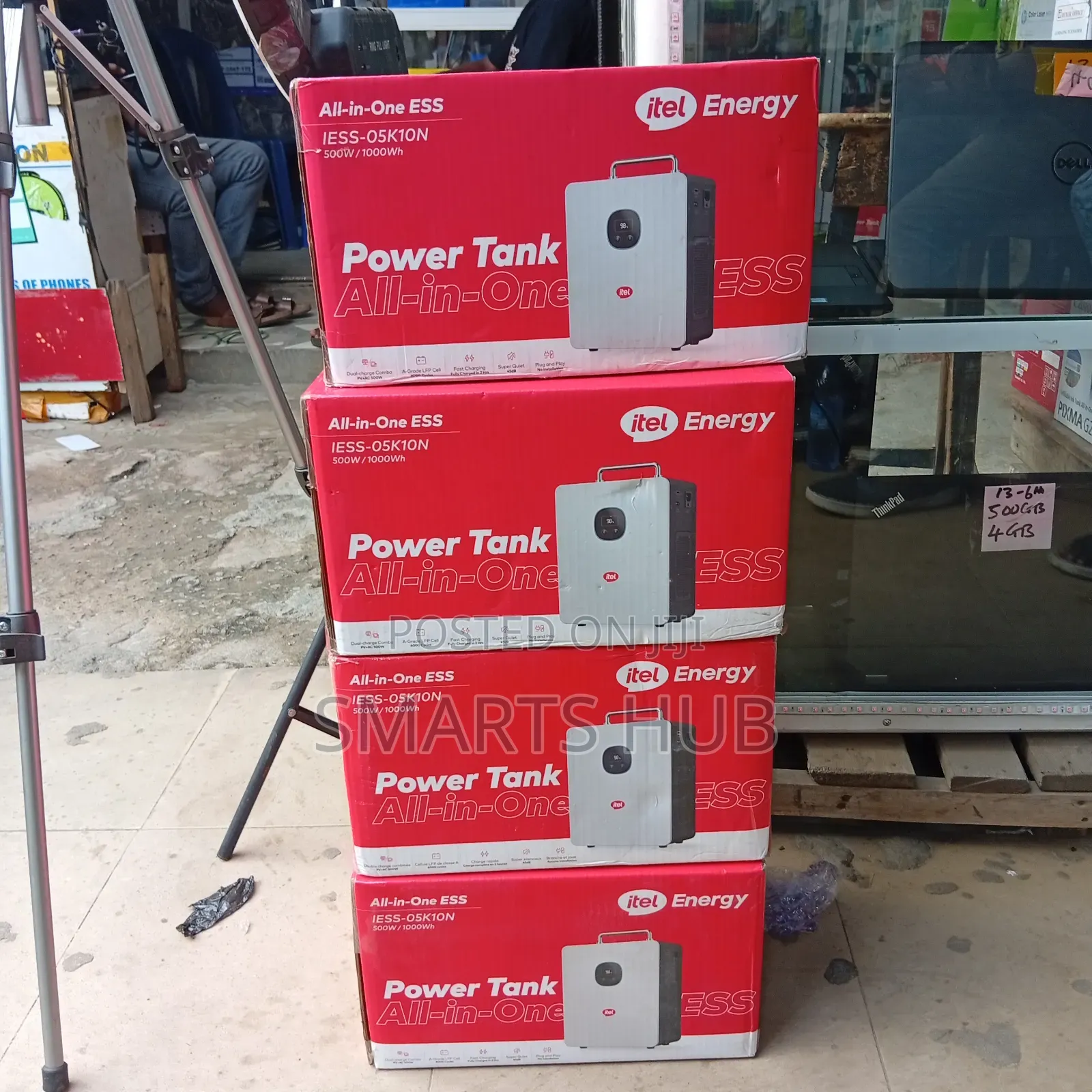 Itel Power Tank 500w/1000wh (Iess-05k10n) Portable Power Station