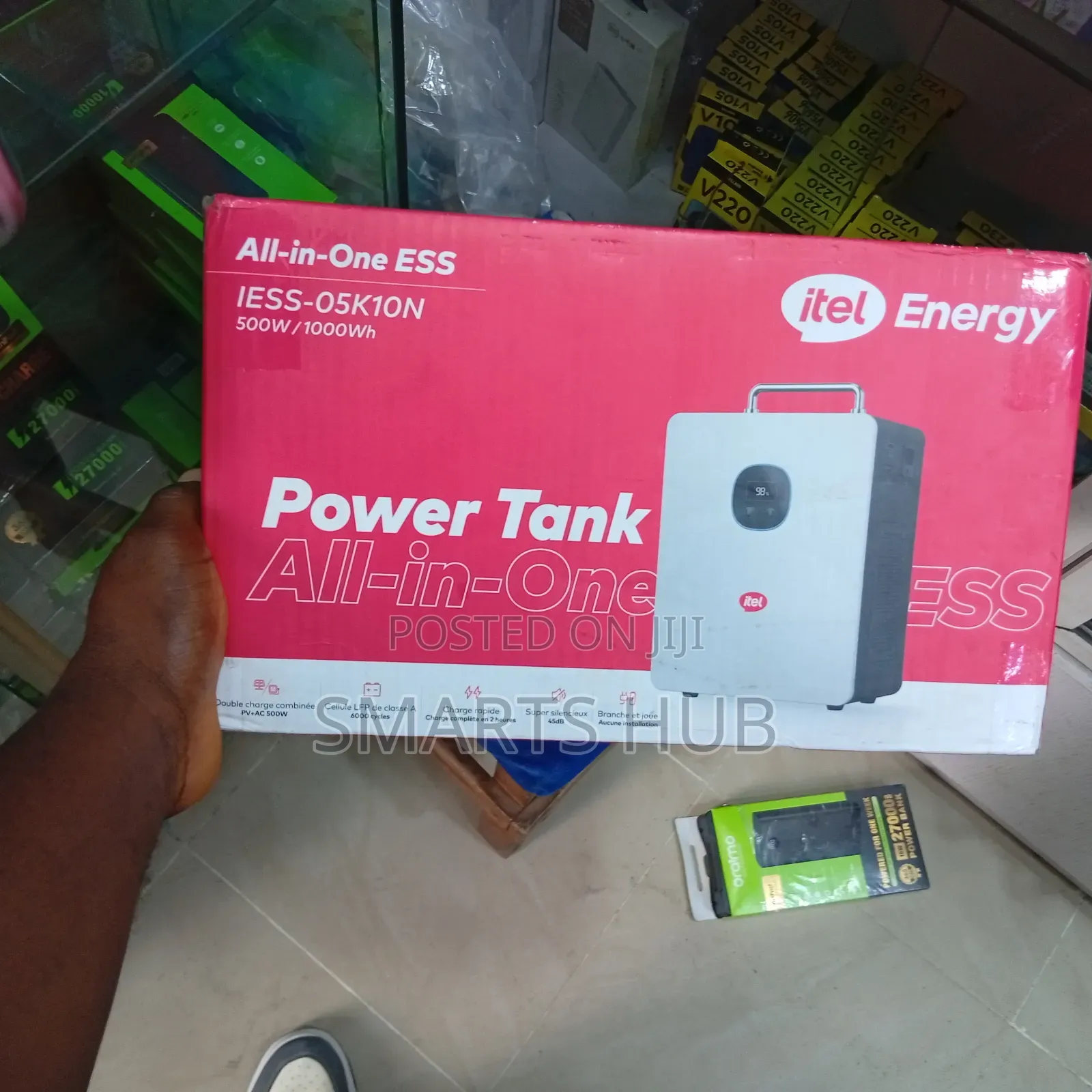 Itel Power Tank 500w/1000wh (Iess-05k10n) Portable Power Station