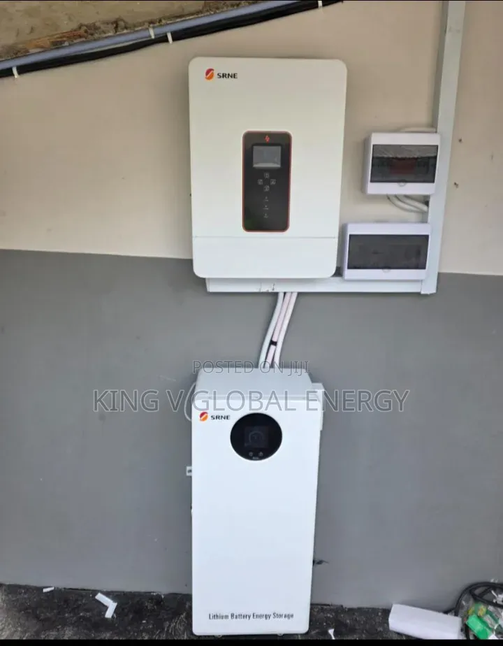 Srne 16kwh/48v Lithium Battery/10kva/48v Hybrid Inverter System Set Up