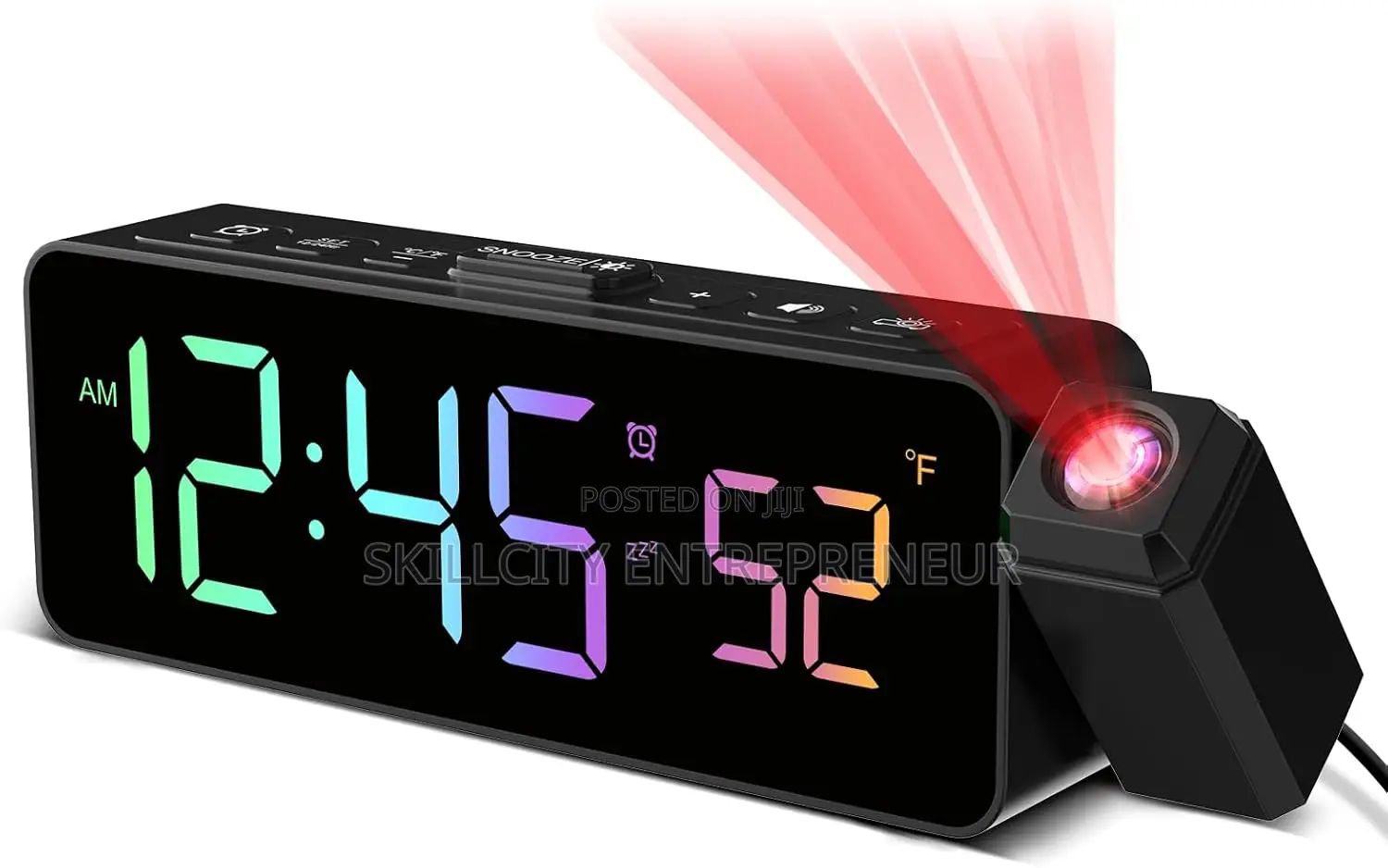 Projection Alarm Clock for Bedroom