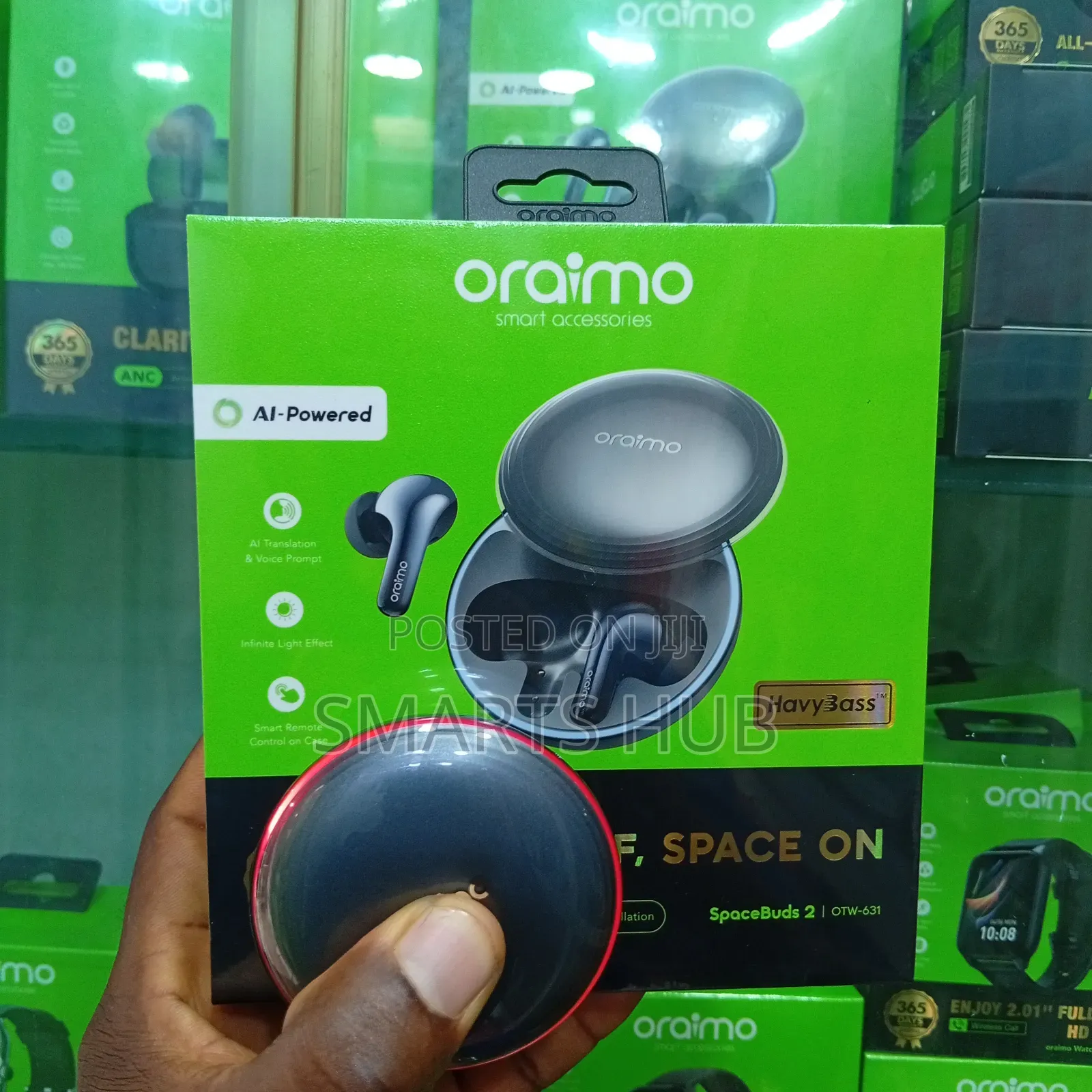 Oraimo Spacebuds 2 ( Otw-631) Ai Powered TWS Earbuds