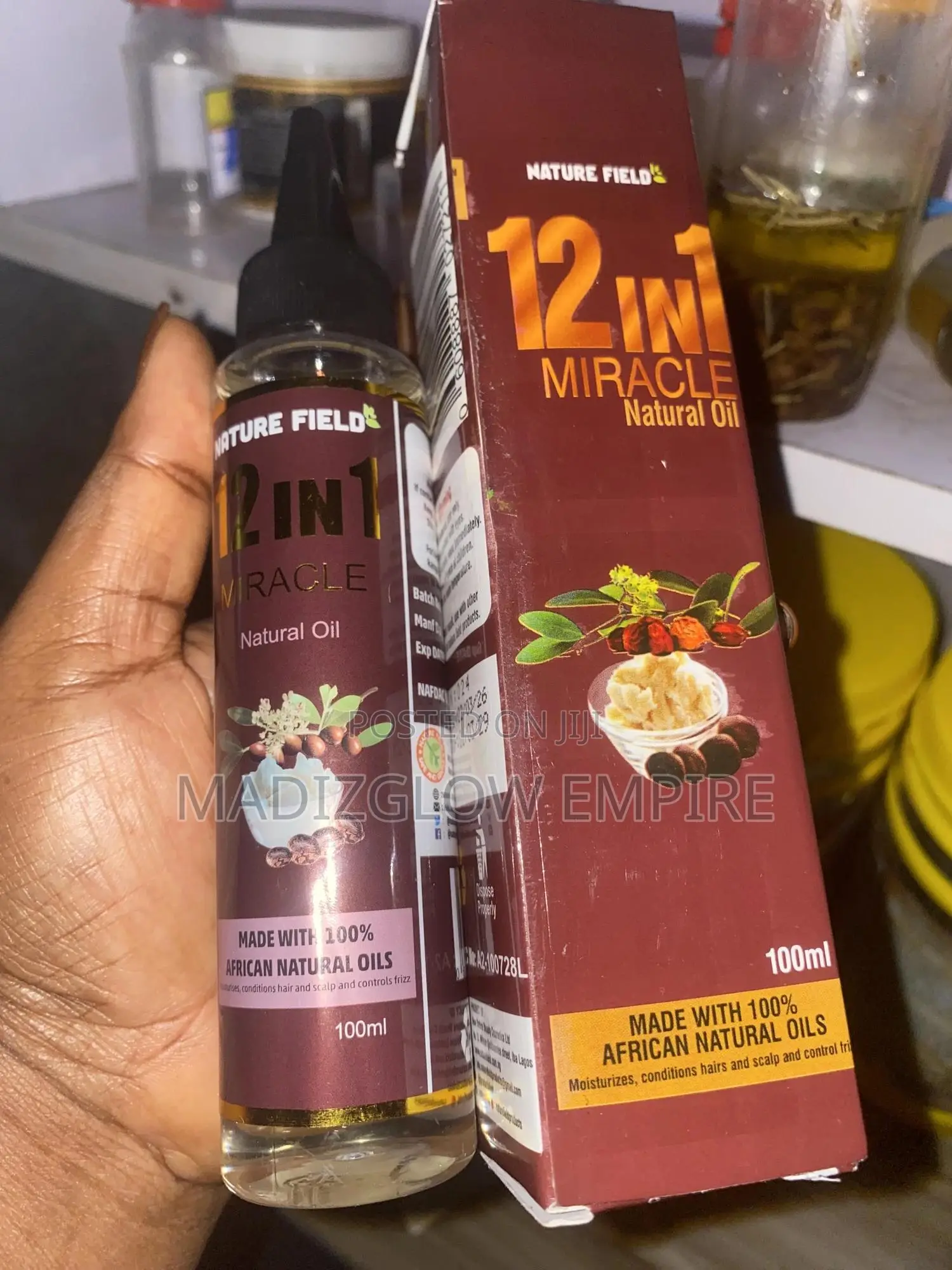 12 in 1 Miracle Natural Oil for Hair Growth