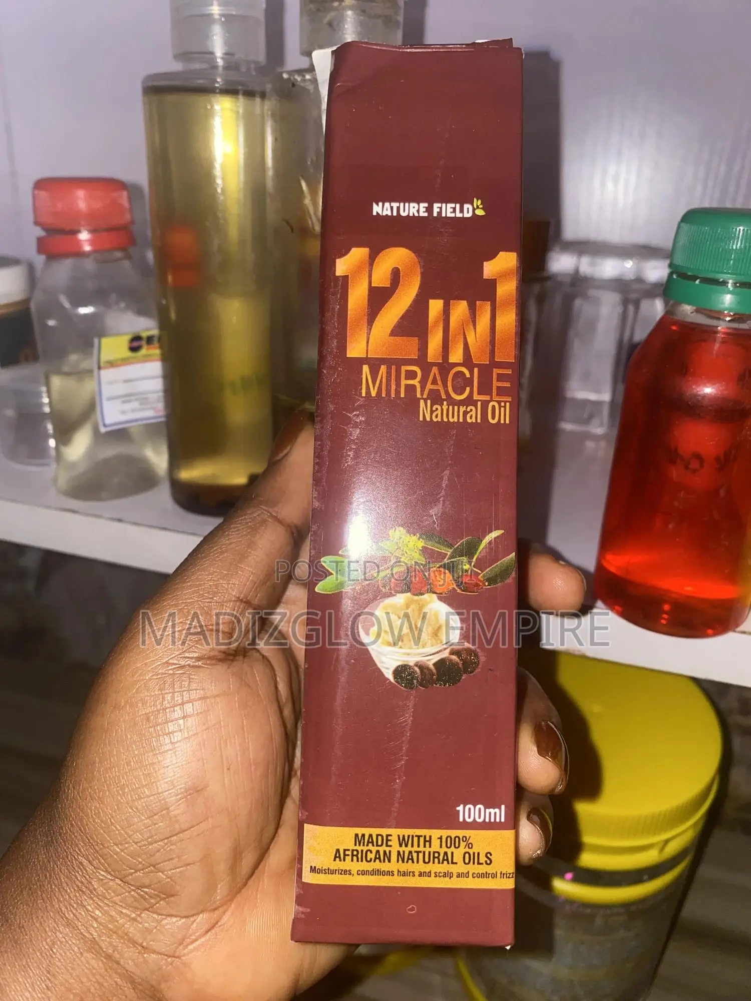 12 in 1 Miracle Natural Oil for Hair Growth