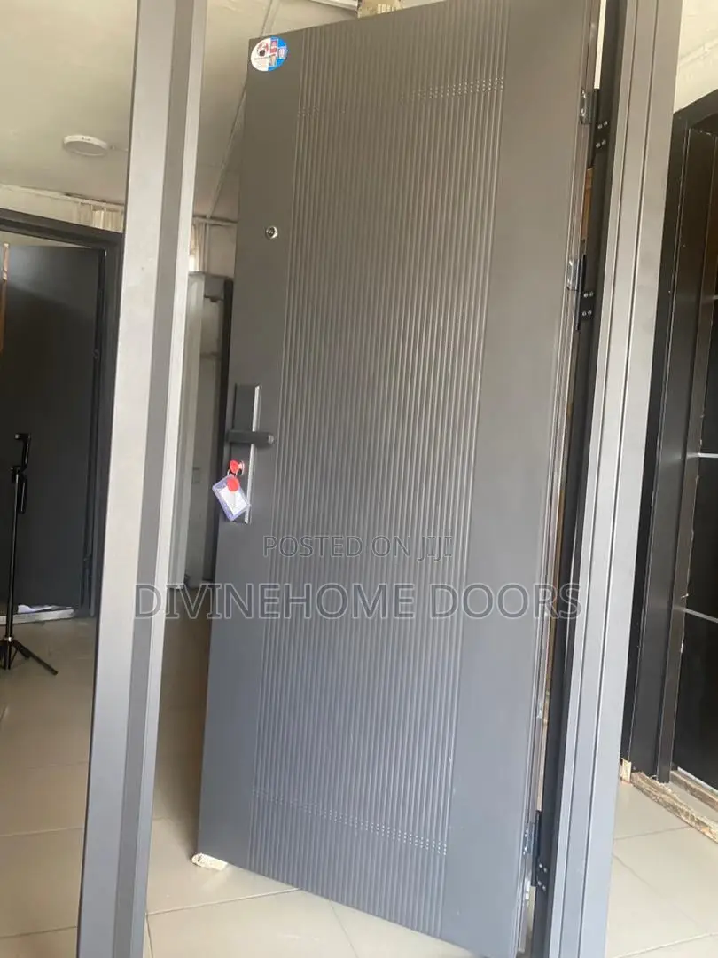 Middle Line Design Steel Door