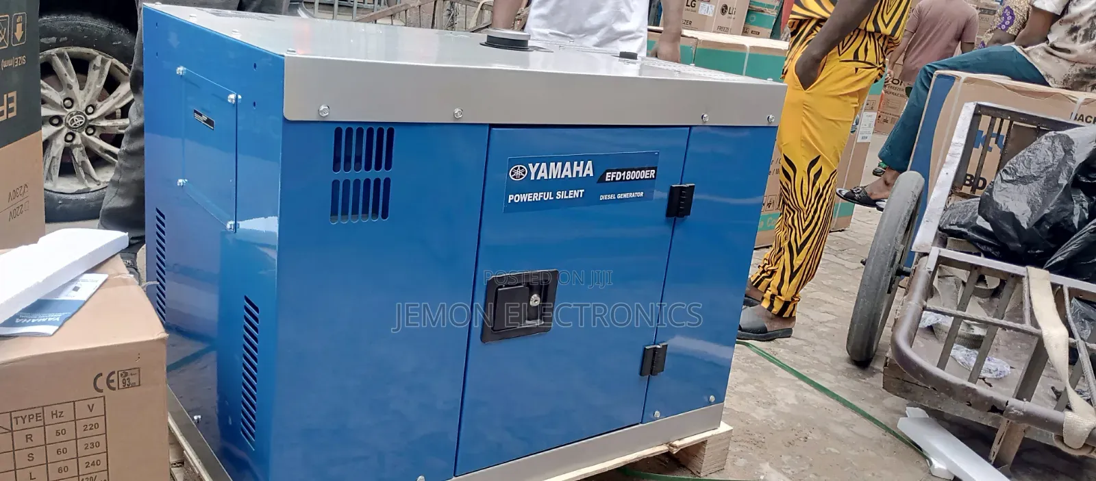 Original 12.5kva Yamaha Diesel Gen Soundproof100%Copper Coil