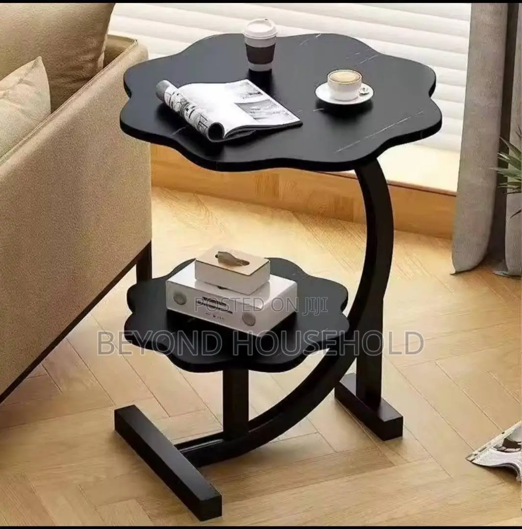 2 Step Coffee Wooden Side Table Stool