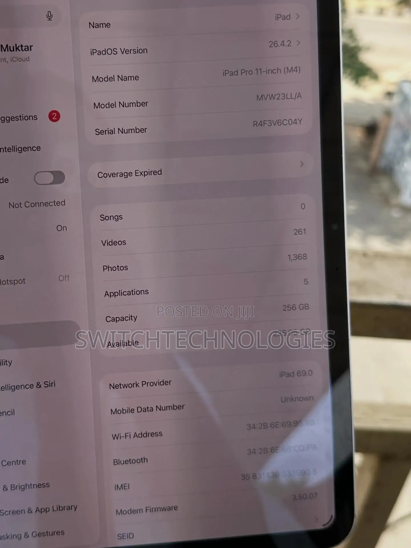 Apple iPad Pro 11 (2024) 256 GB Silver