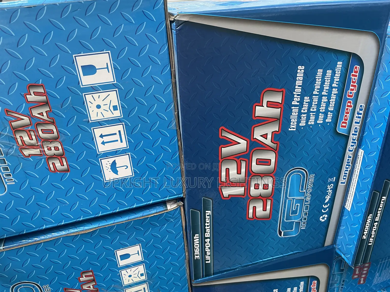 3.3kwh (280ah) 12v Lg Power Lithium Battery