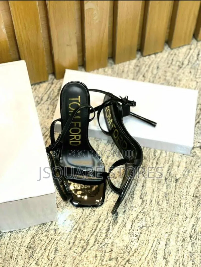New In: Tomford Black Heels. Size: 37 to 42