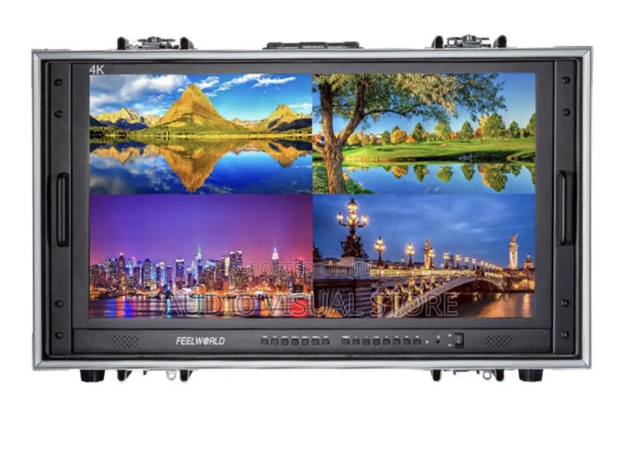 Feelworld 28" Quad View Carry-on Broadcast Director Monitor