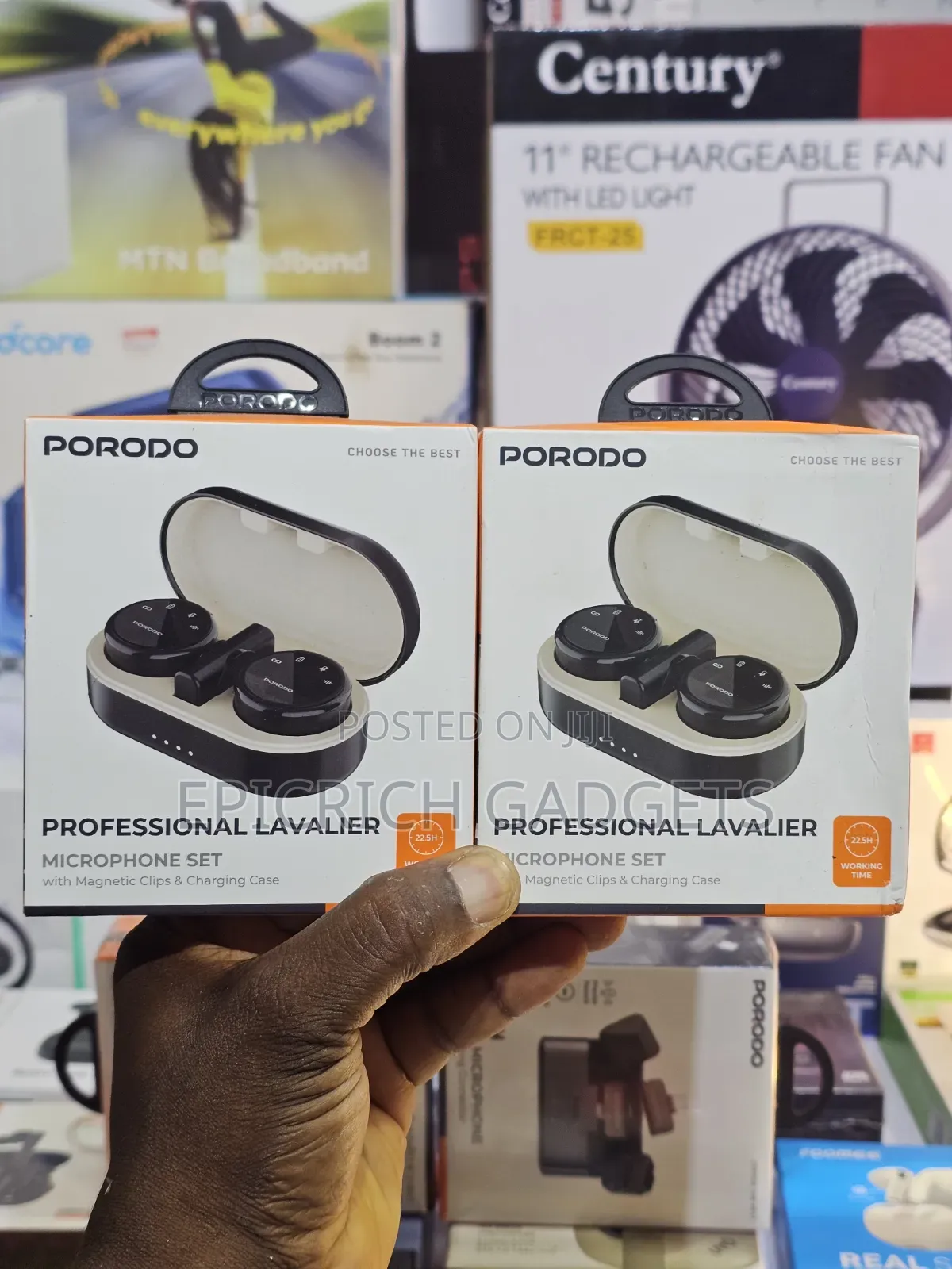 Porodo Professional Wireless Lavalier Mic | Content Creator