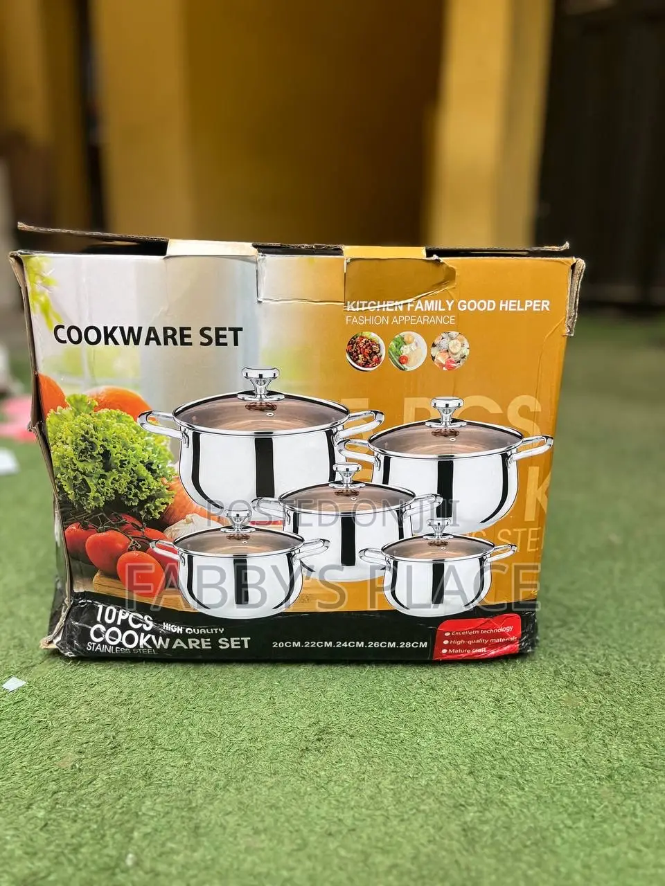 10pcs Stainless Steel Cookware Set | Durable Kitchen Pots